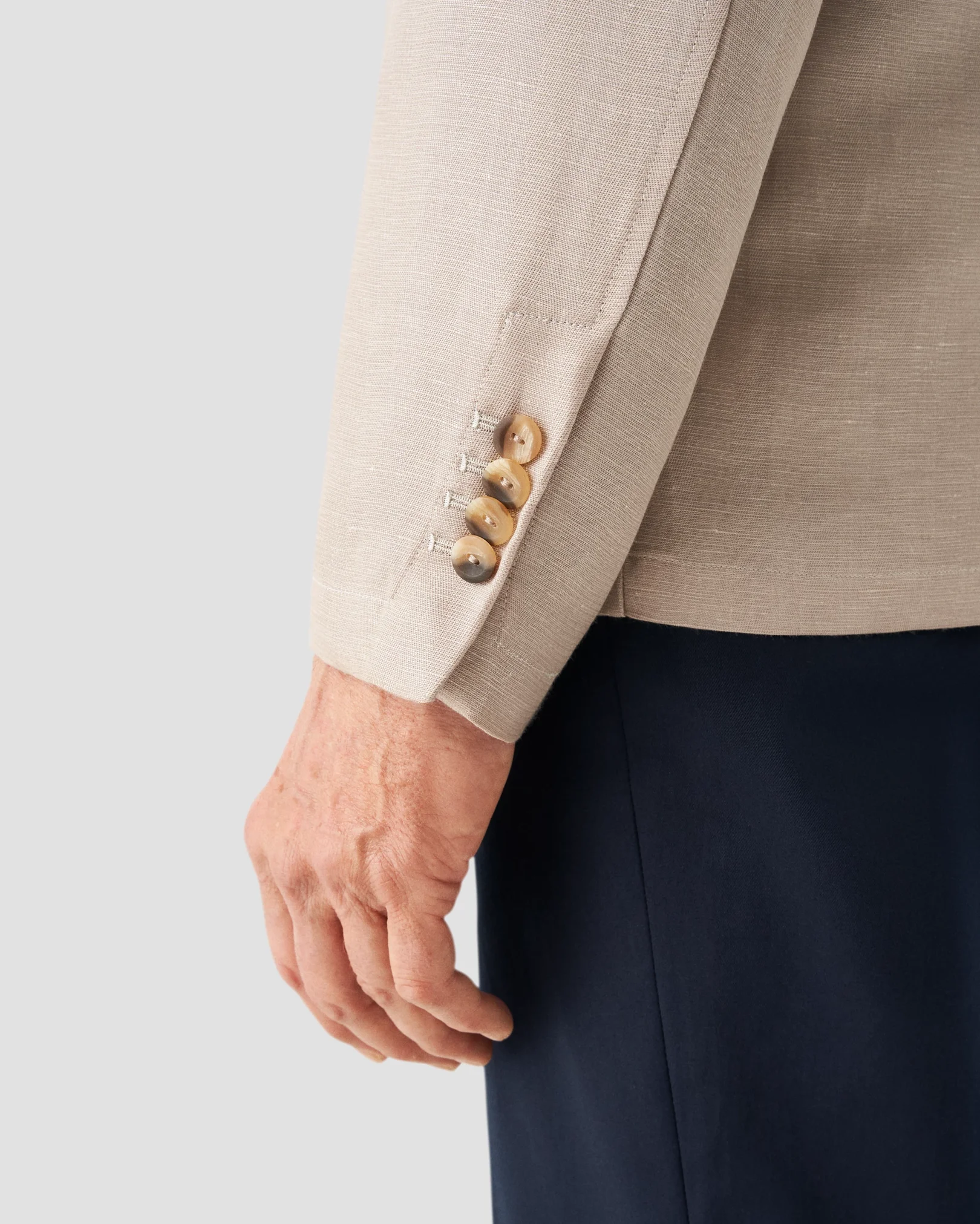 Eton - beige woollinen overshirt