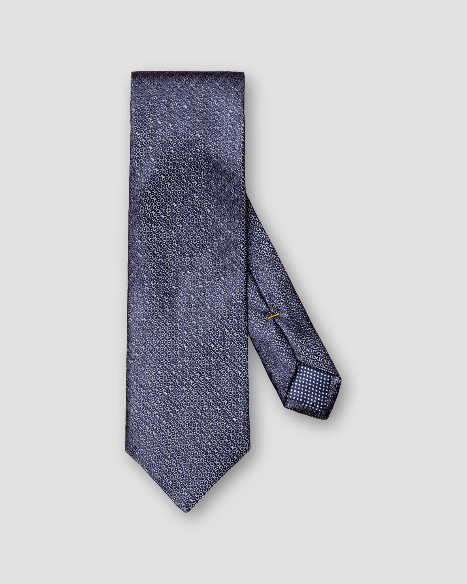 Eton - navy blue jacquard tie