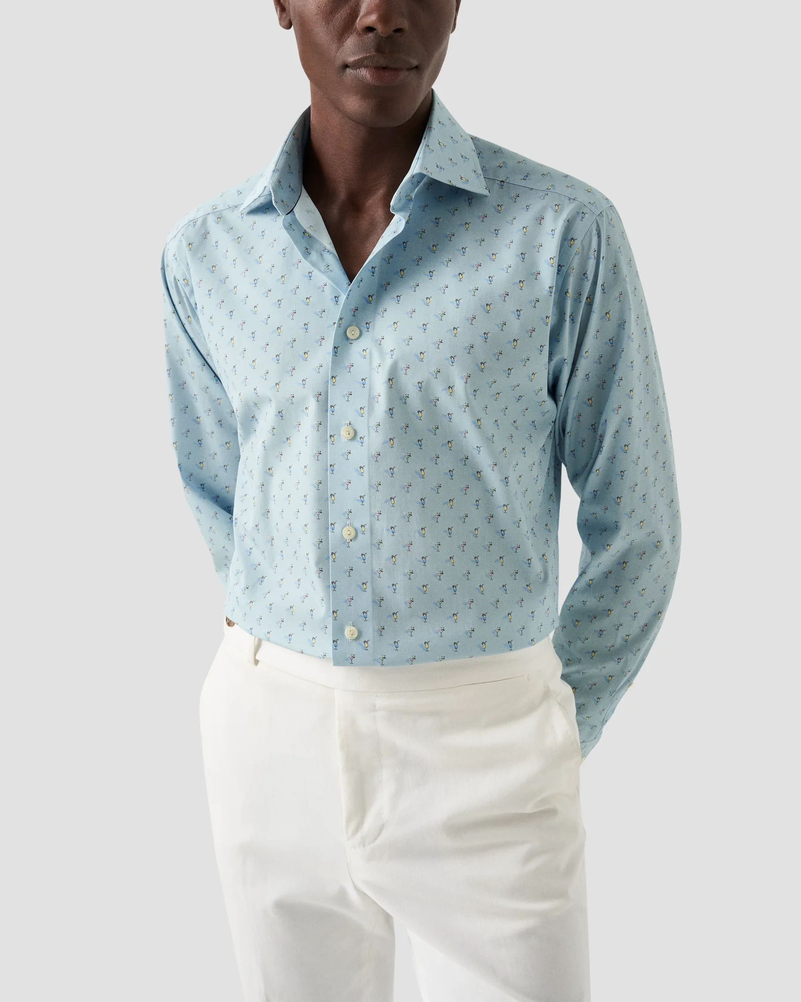 Eton - cocktail printed poplin