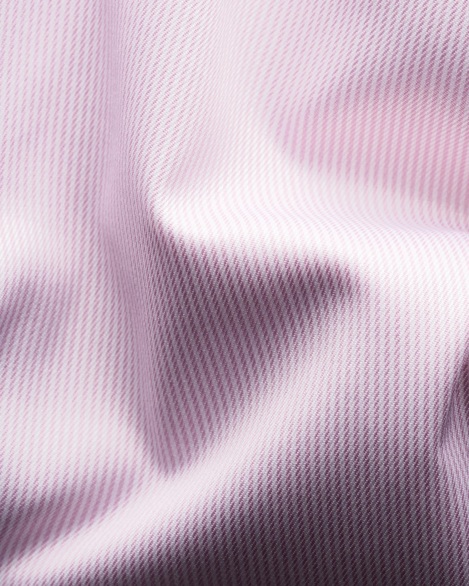 Eton - pink twill contrast shirt