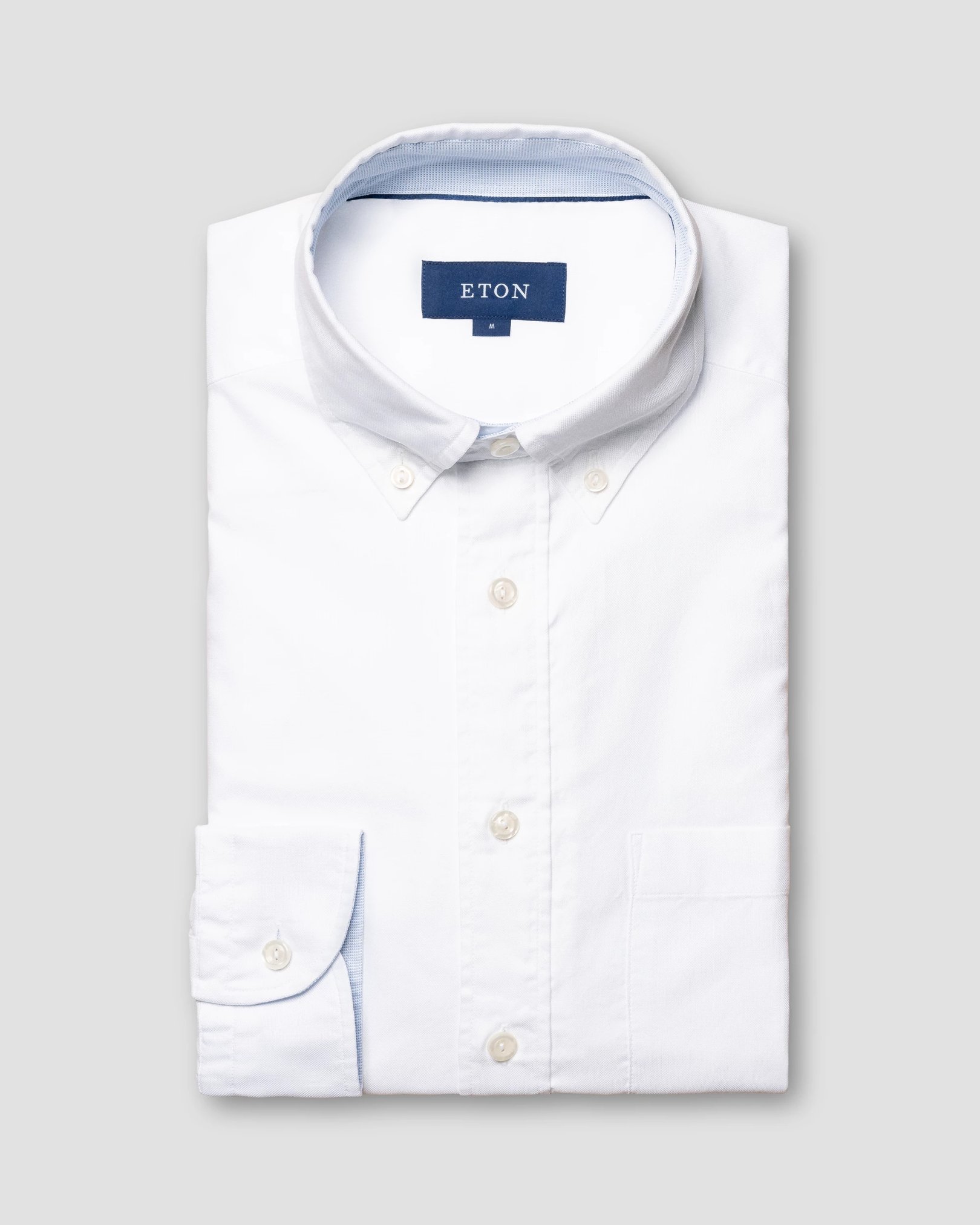 Eton - white oxford button down shirt