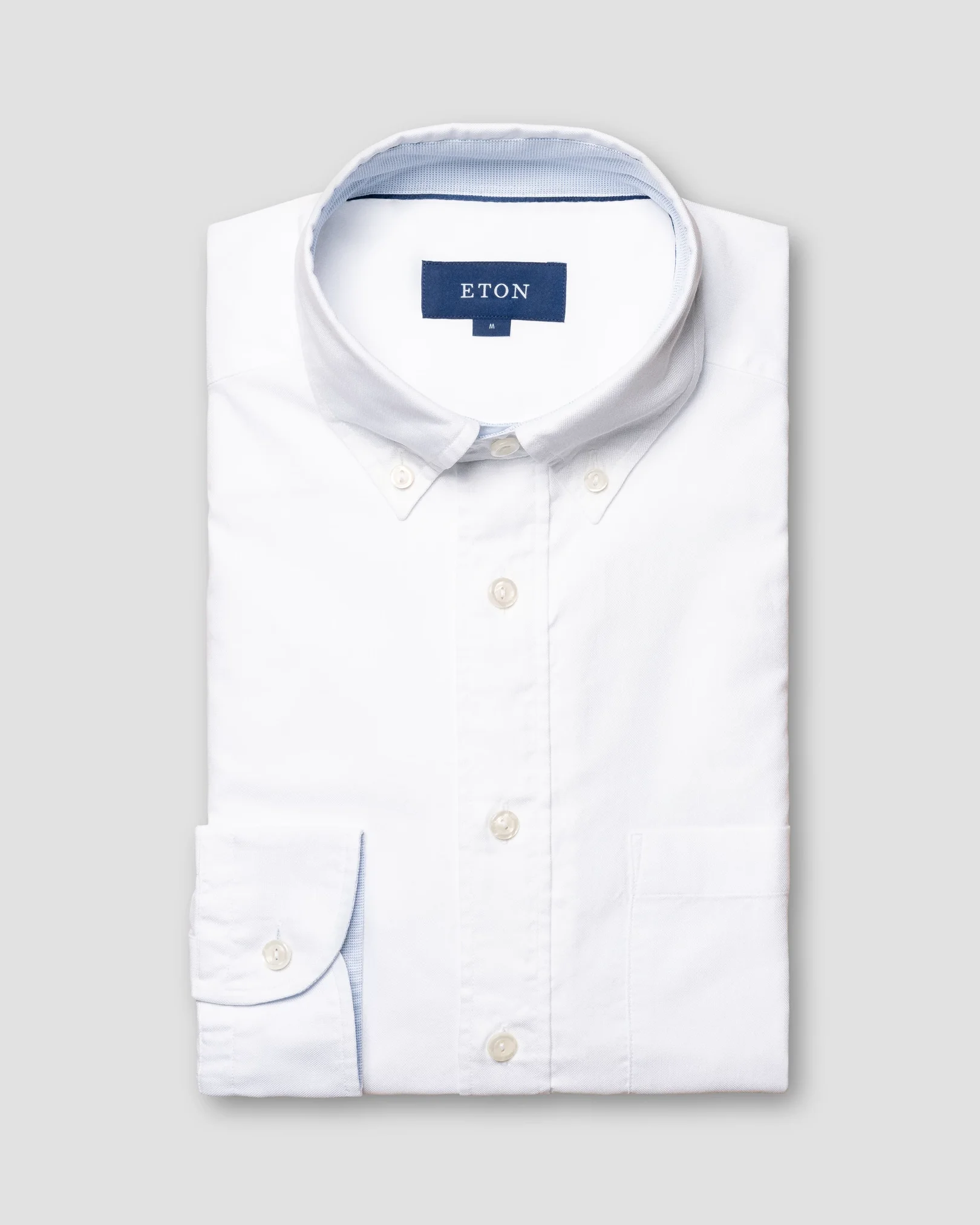 Eton - white oxford button down shirt