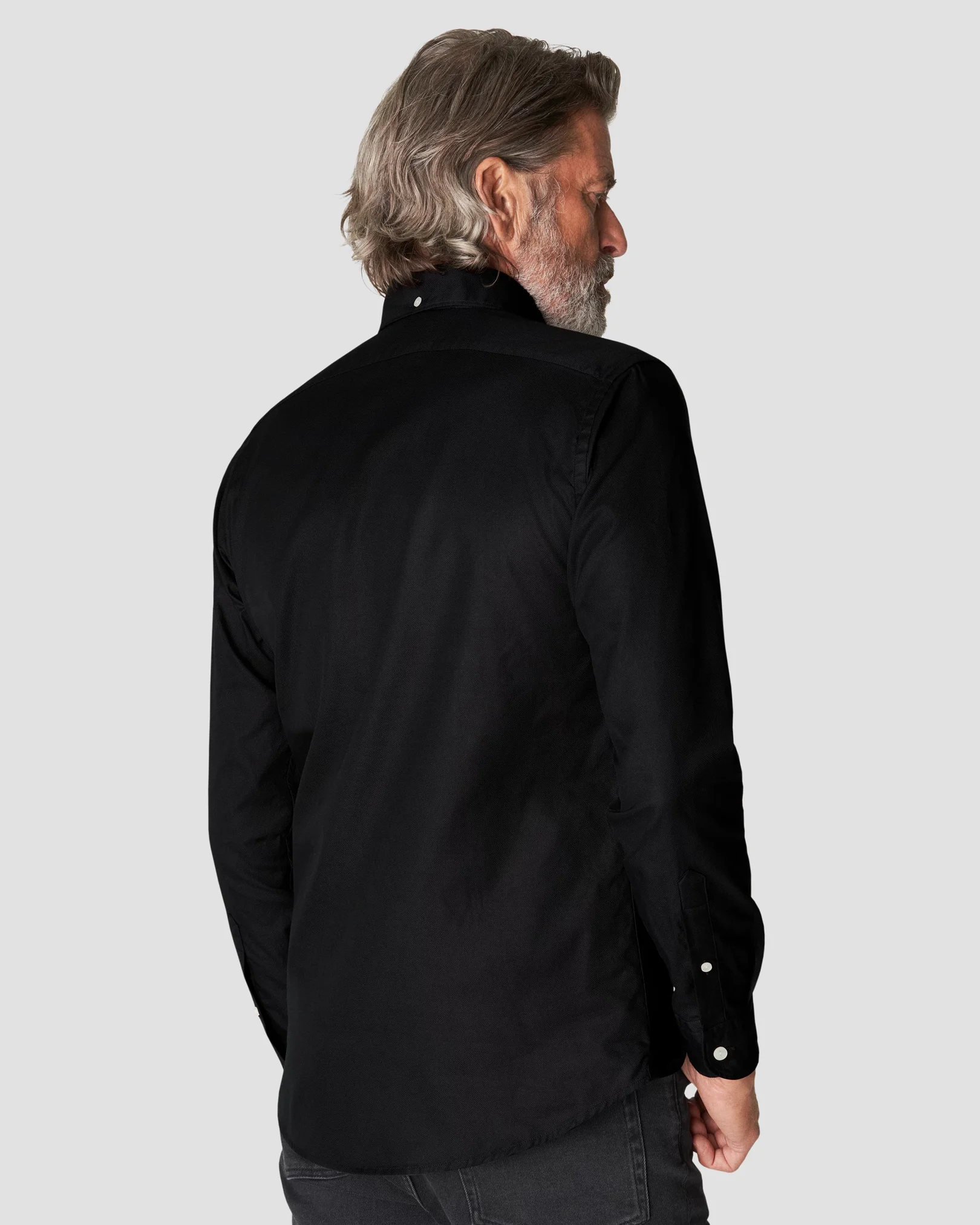 Eton - black royal oxford tencel