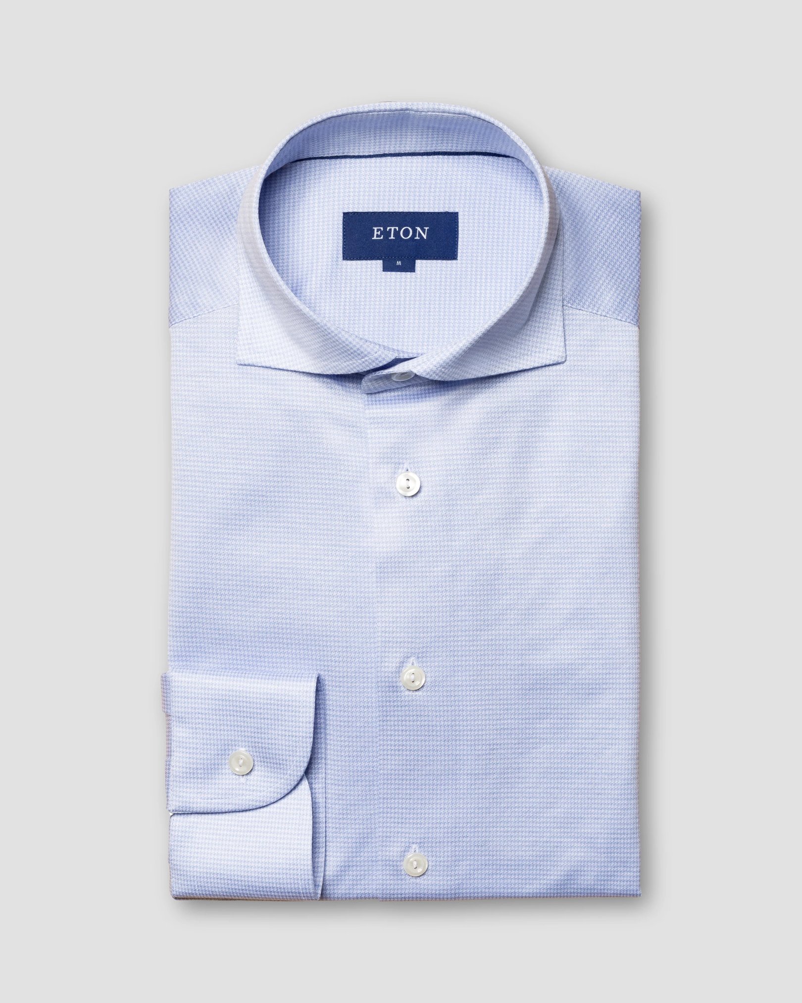 Eton - light blue king knit