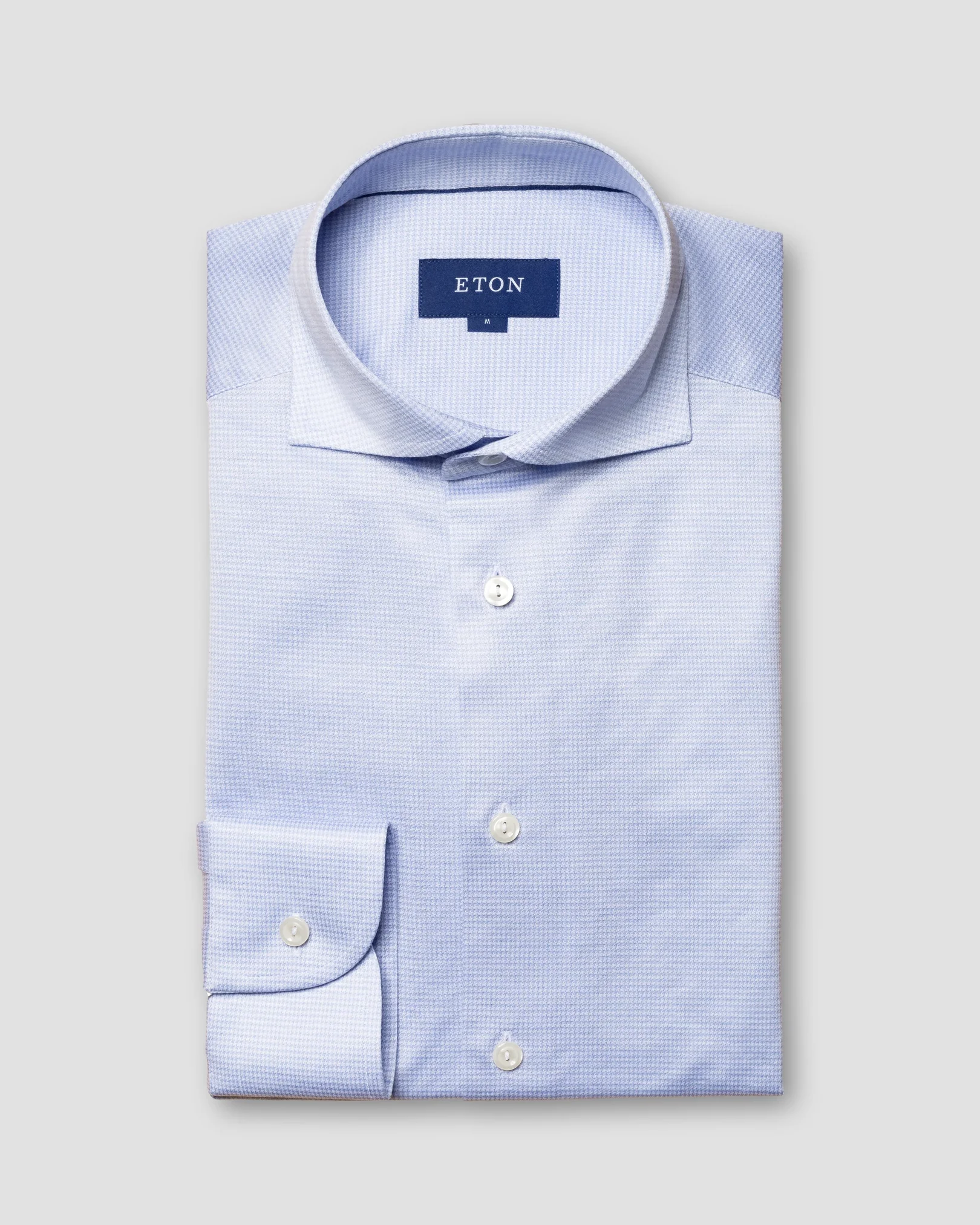 Eton - light blue king knit