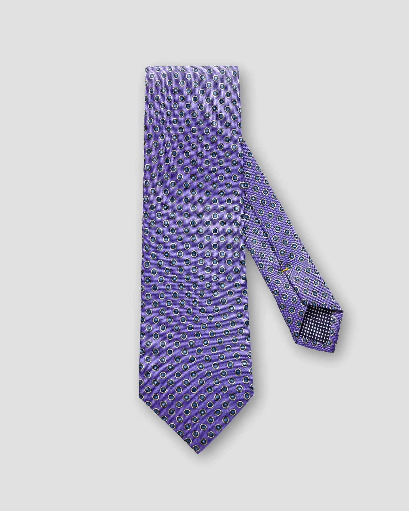 Eton - Purple Geometric Silk Tie