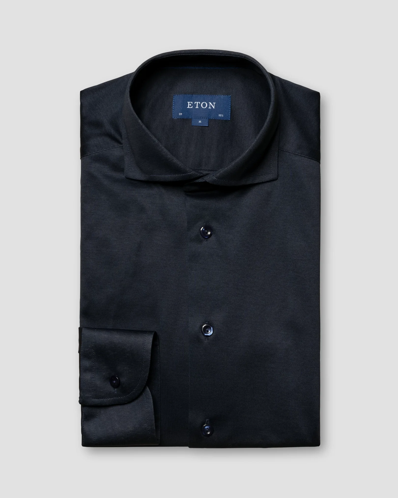 Eton - navy blue single jersey