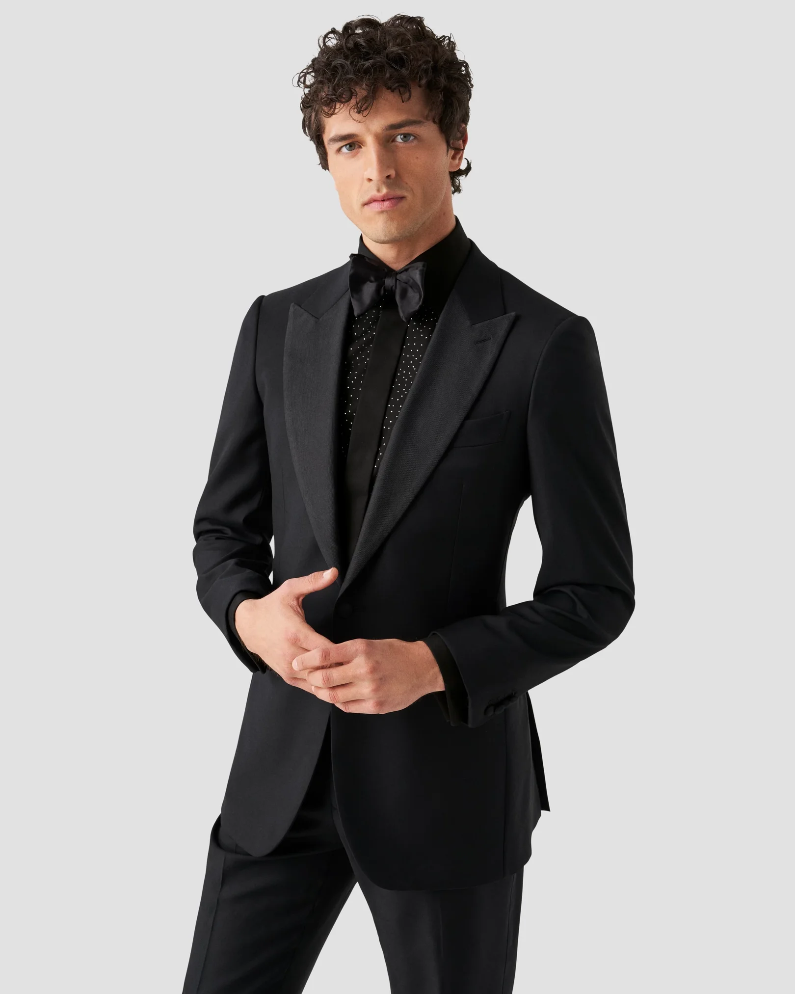 Eton - black swarovski shirt
