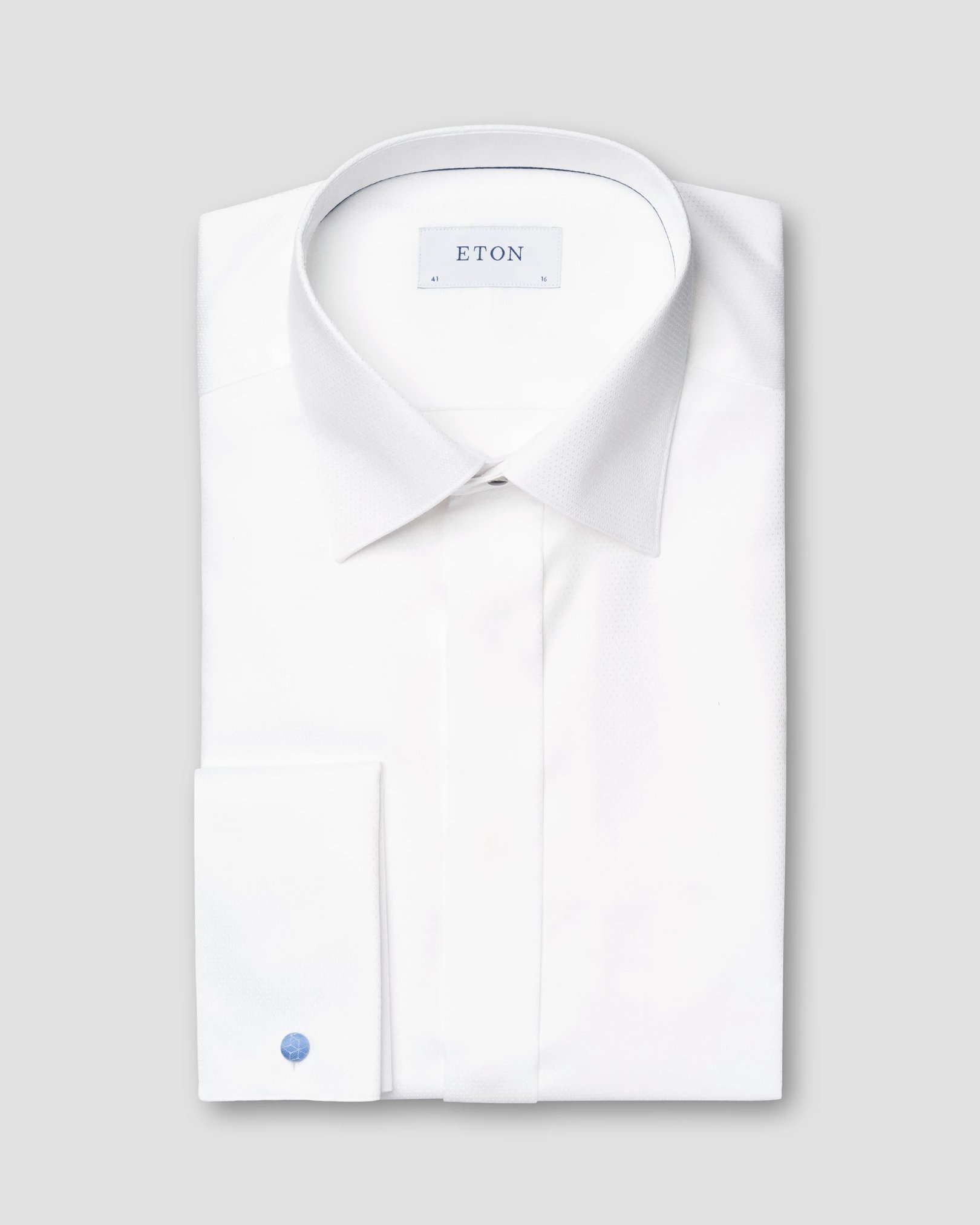 Eton - White Dobby Tuxedo Shirt