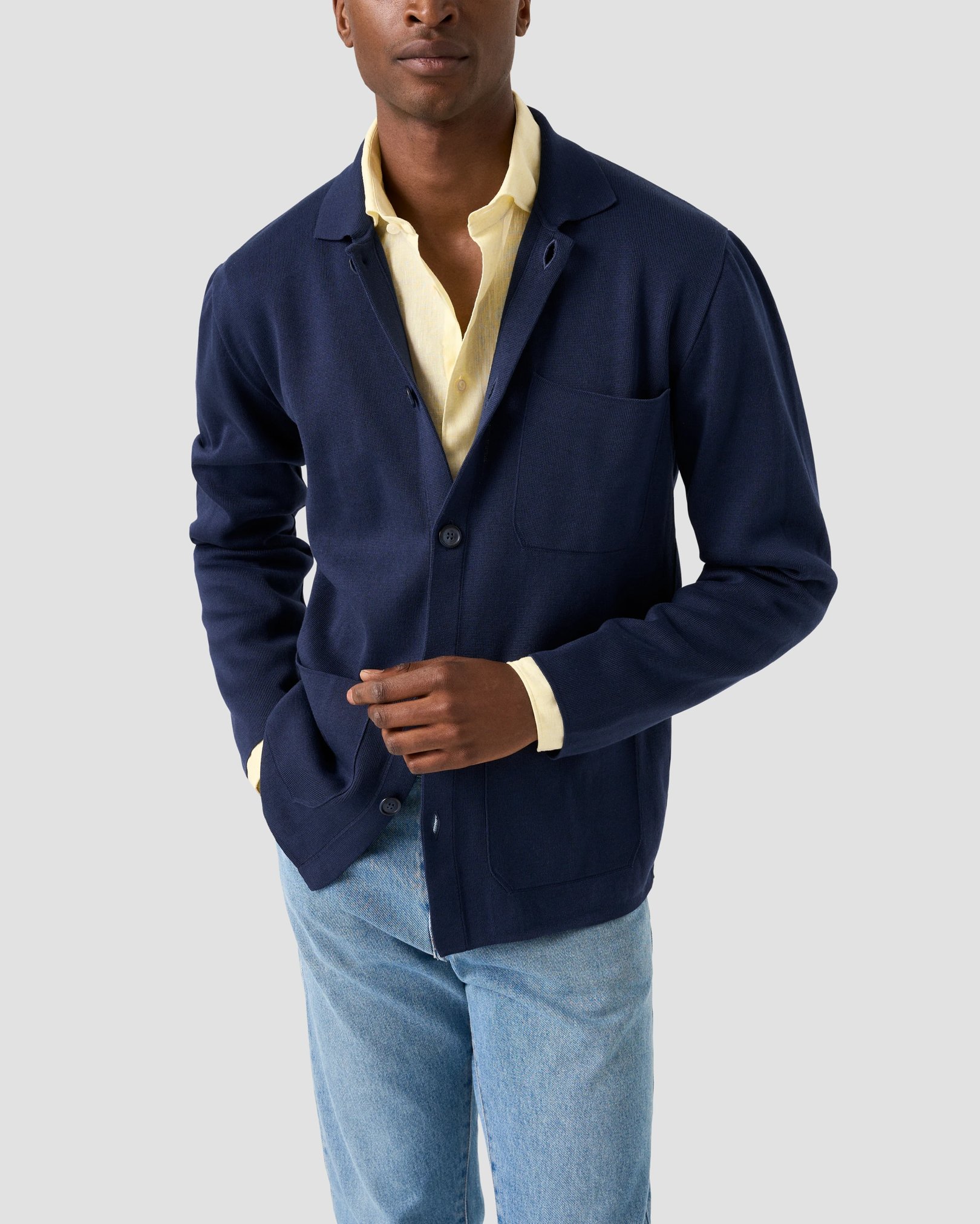 Eton - yellow linen wide spread