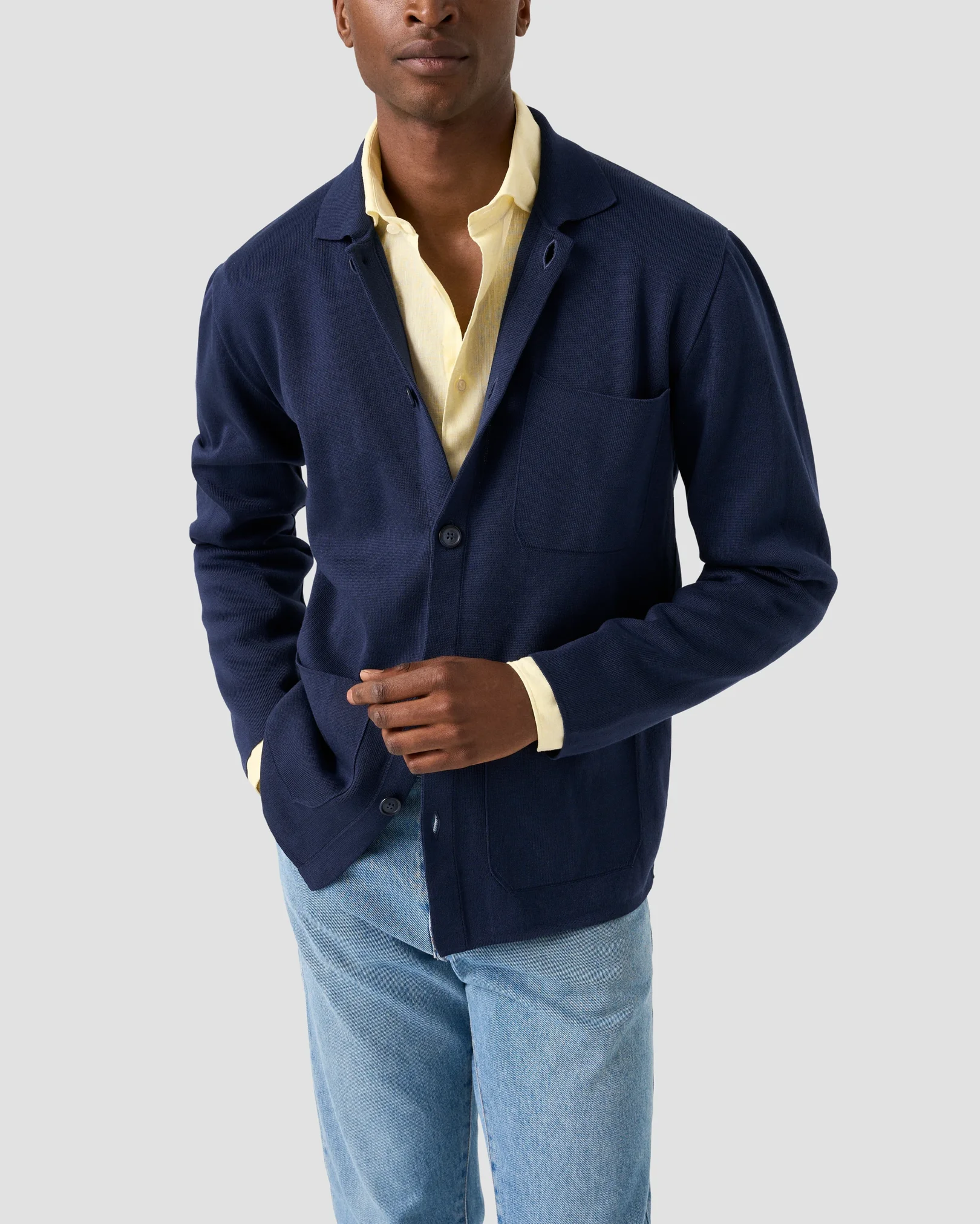 Eton - yellow linen wide spread