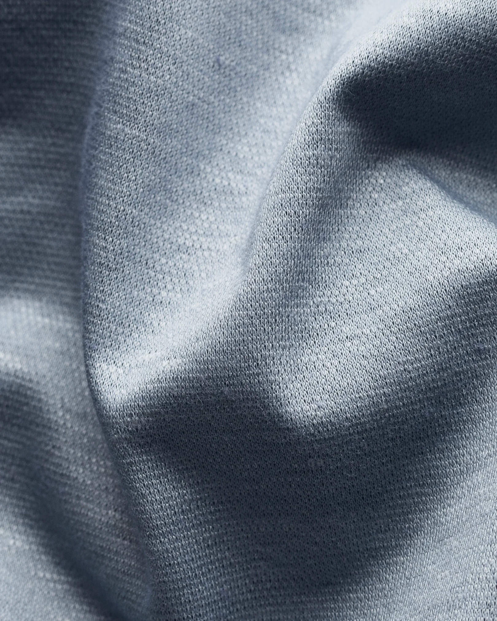 Eton - dark blue pique open collar turn up short sleeve slim jersey