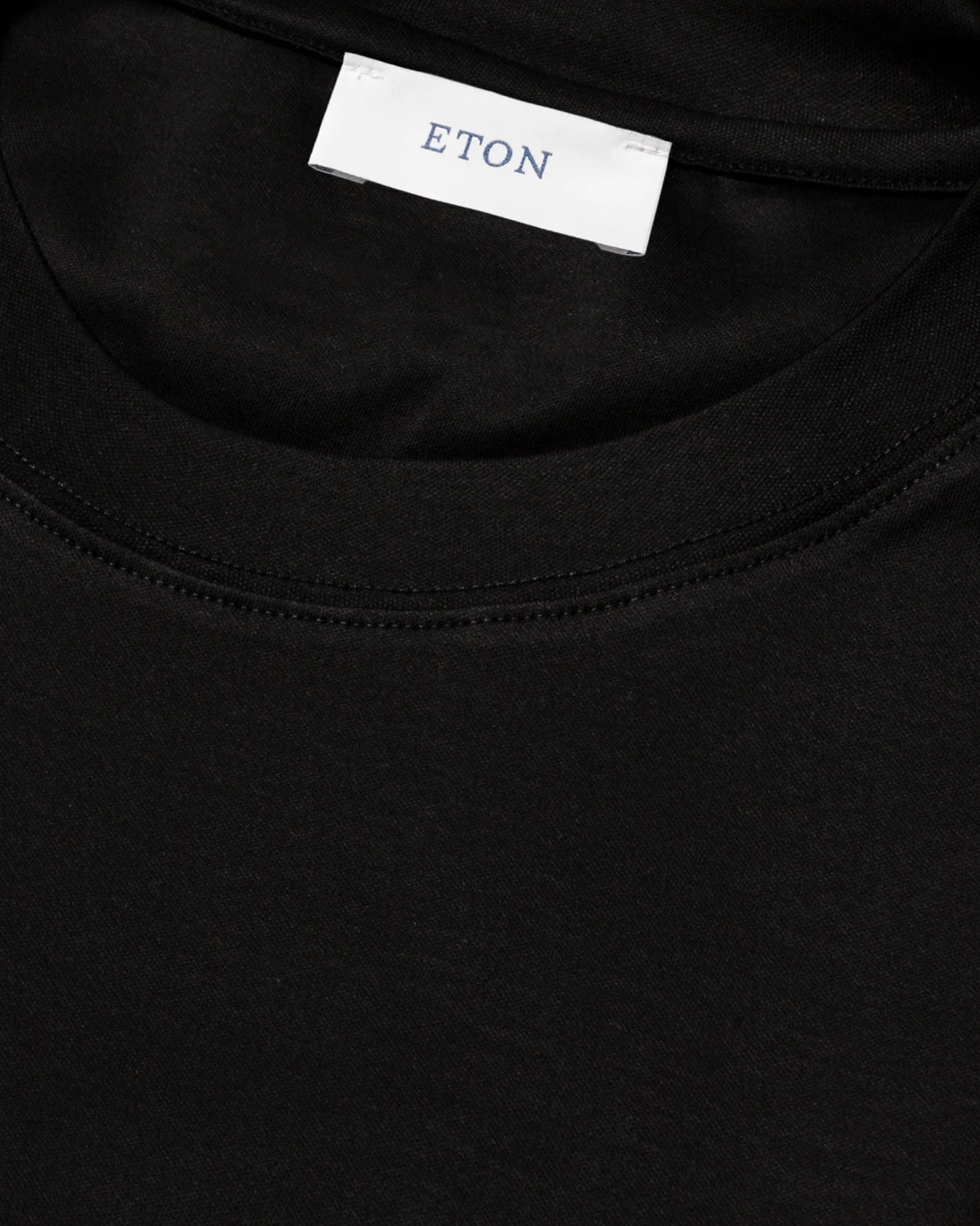 Eton - T-Shirt aus einfarbigem Filo di Scozia