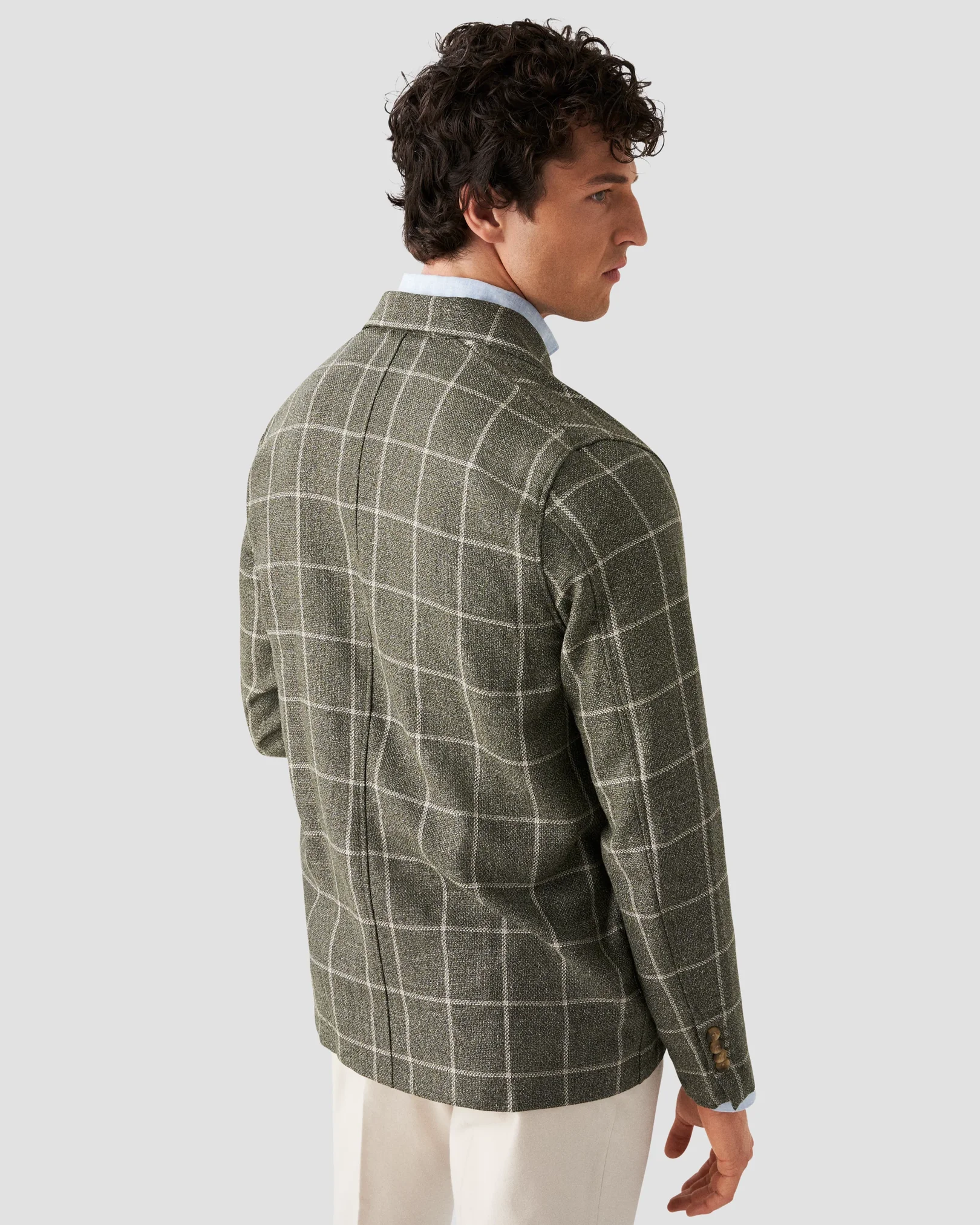 Eton - dark green hopsack
