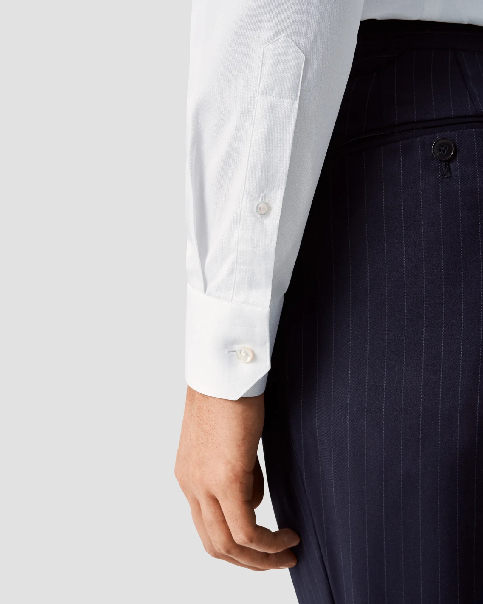 Eton - Hochwertiges Twill-Hemd in Uni-Farbe