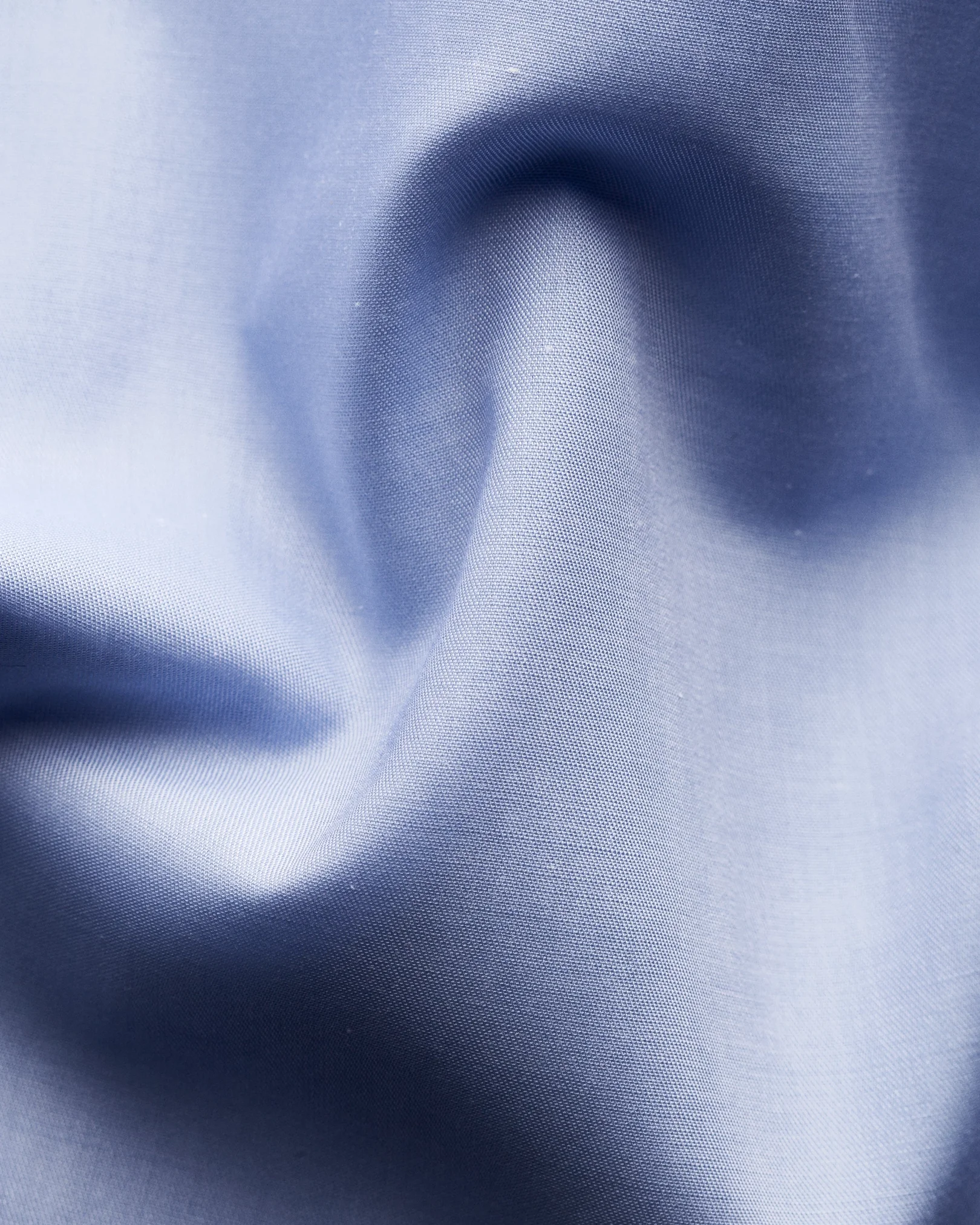 Eton - light blue fine twill stretch shirt