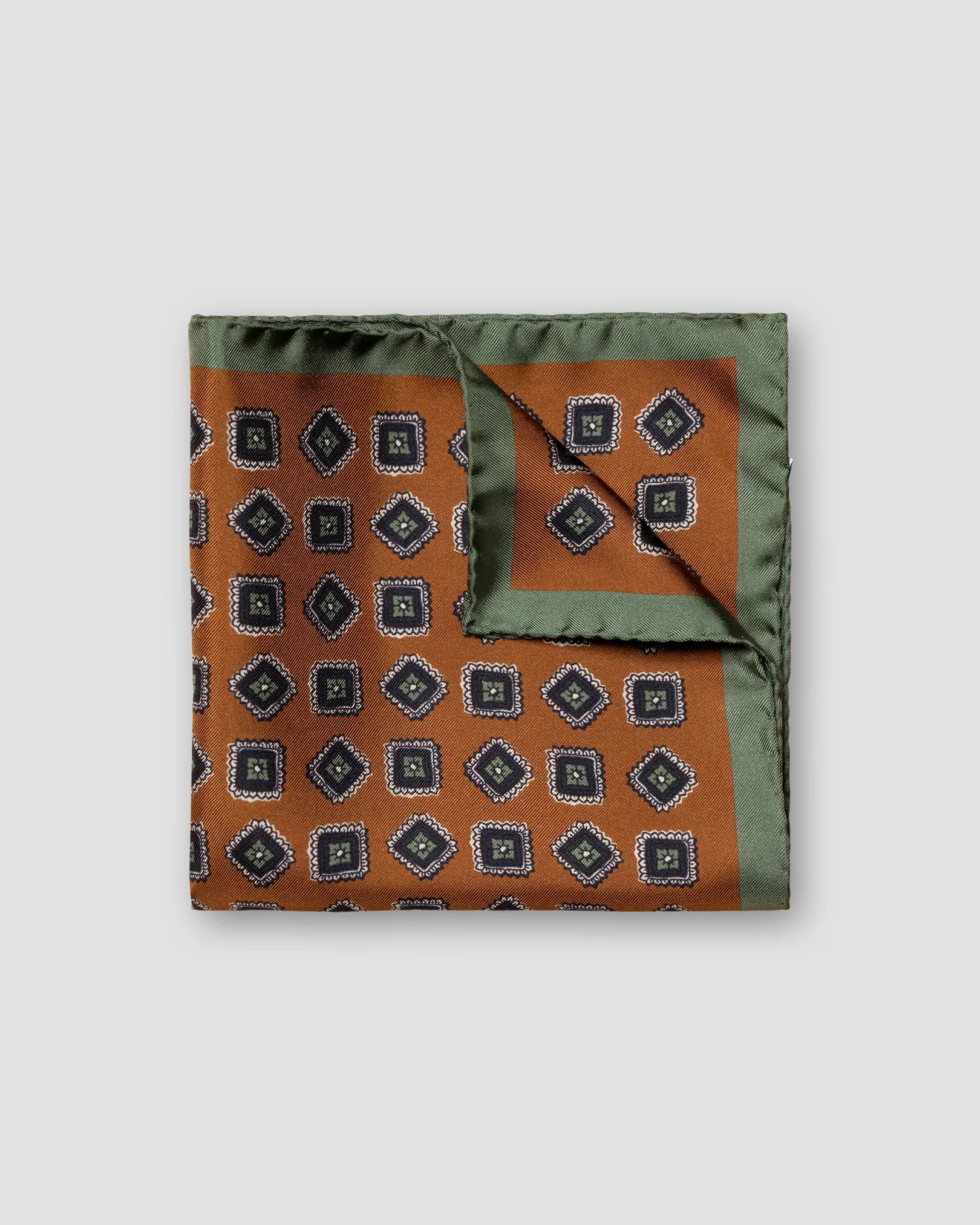 Eton - brown pocket square