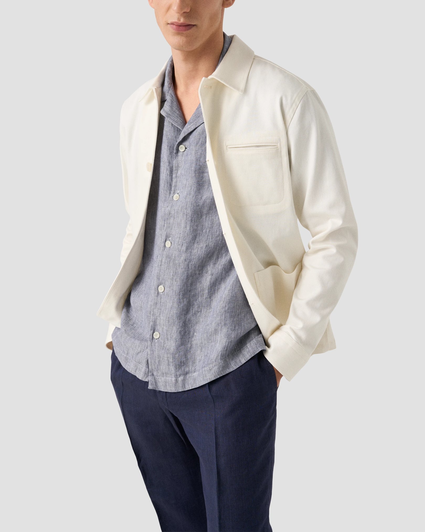 Eton - Linen Twill Resort Shirt