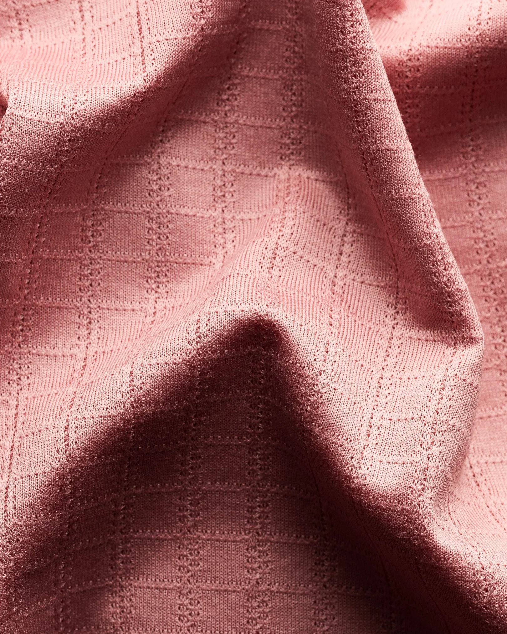 Eton - pink jacquard short sleeve