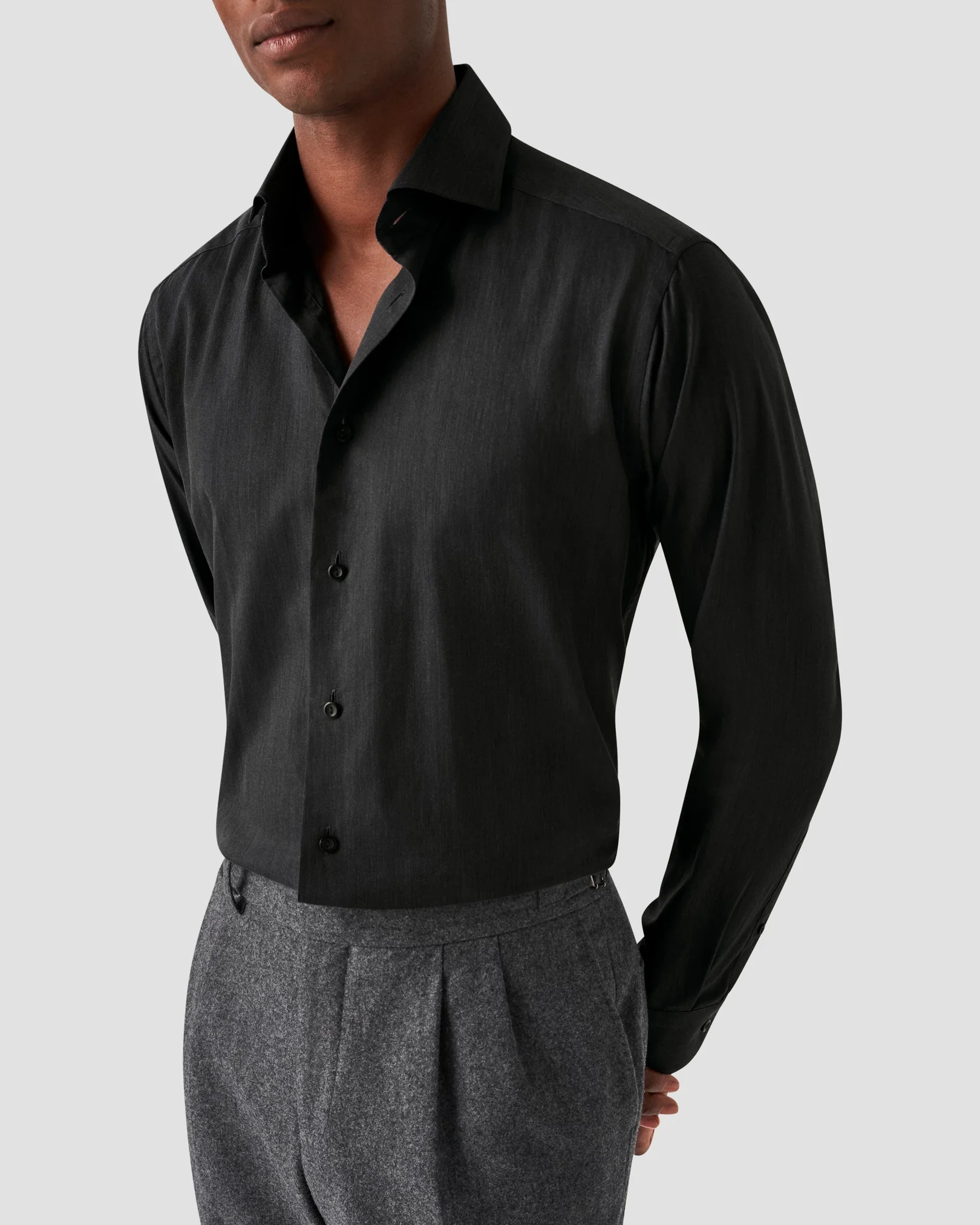 Eton - dark grey flanell