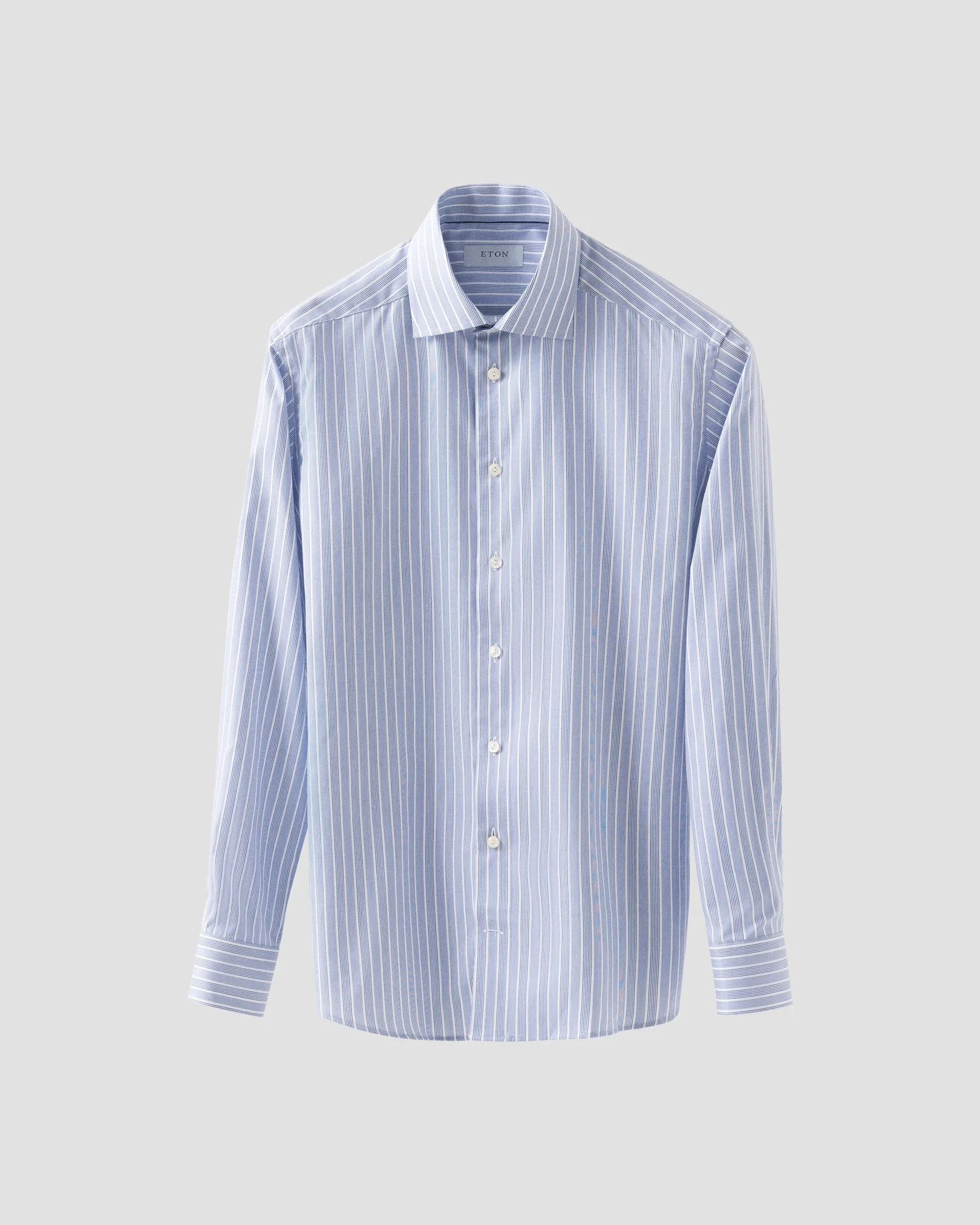 Eton - light blue cotton tencel twill