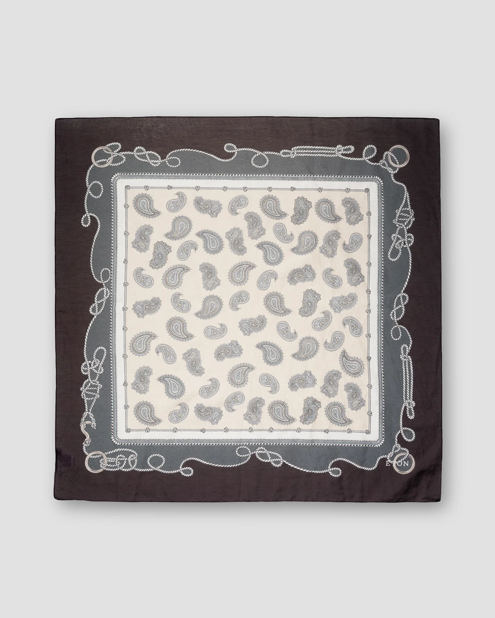 Eton - black paisley bandana