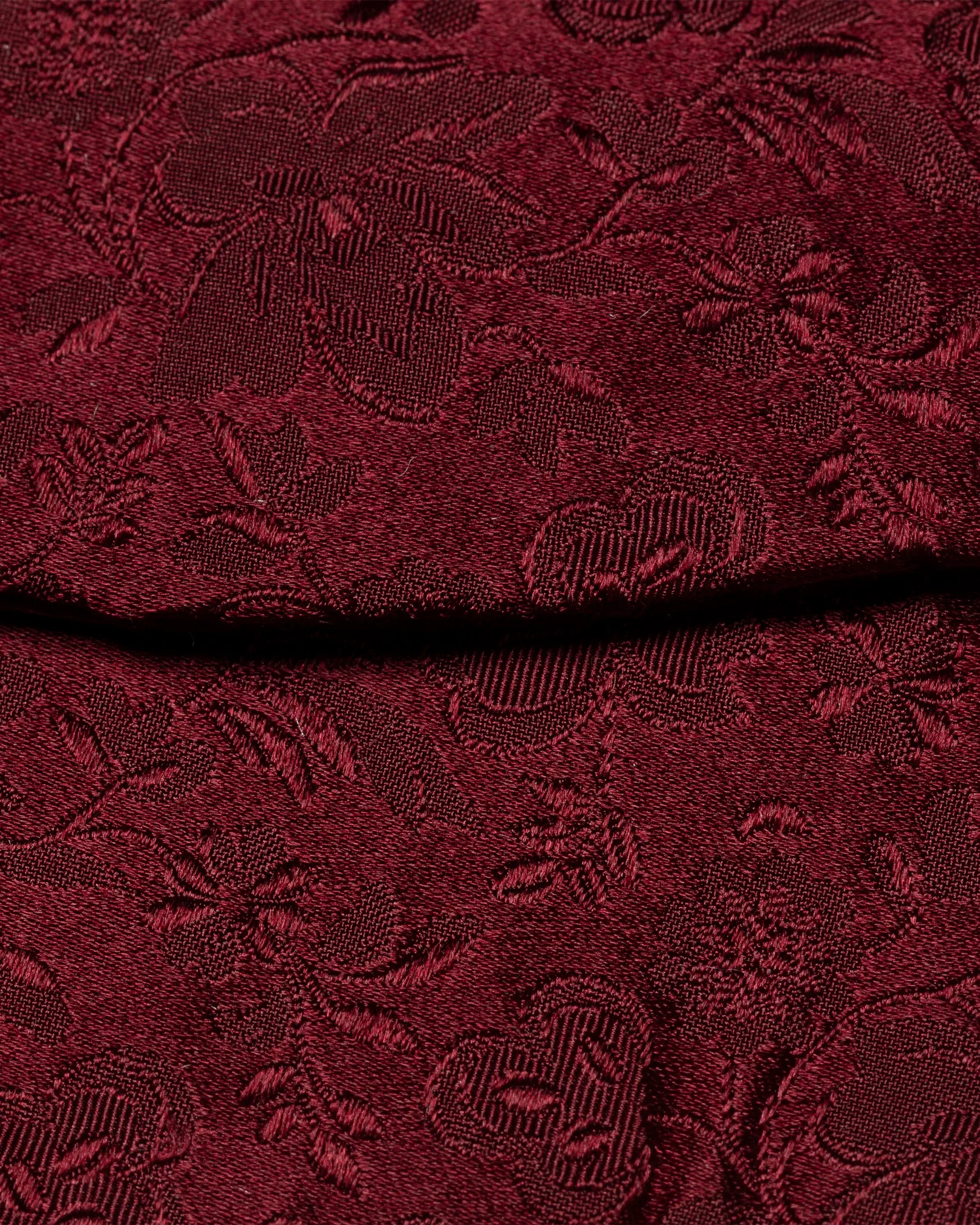 Eton - burgundy flower printed bowtie