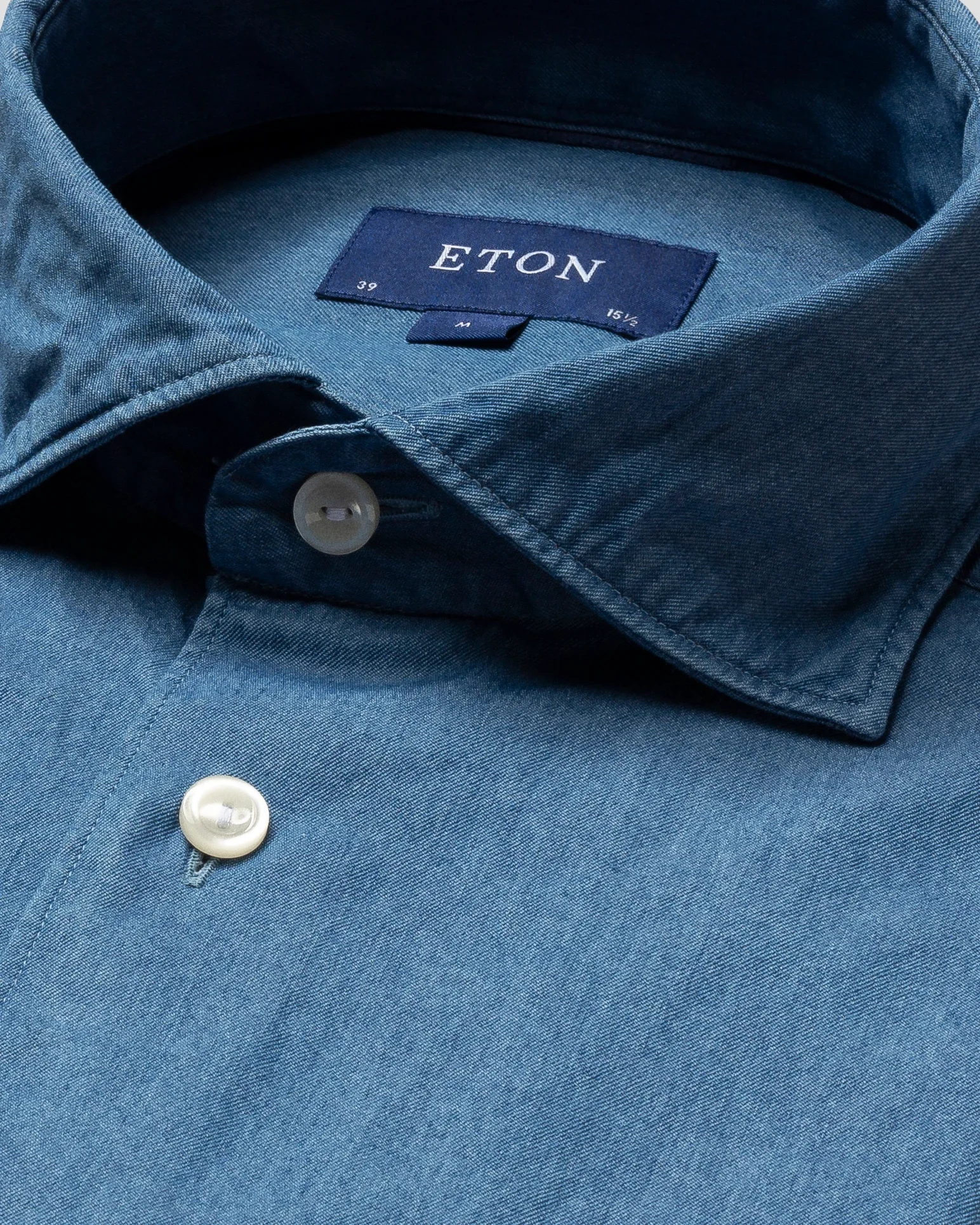 Eton - lightweight denim shirt soft