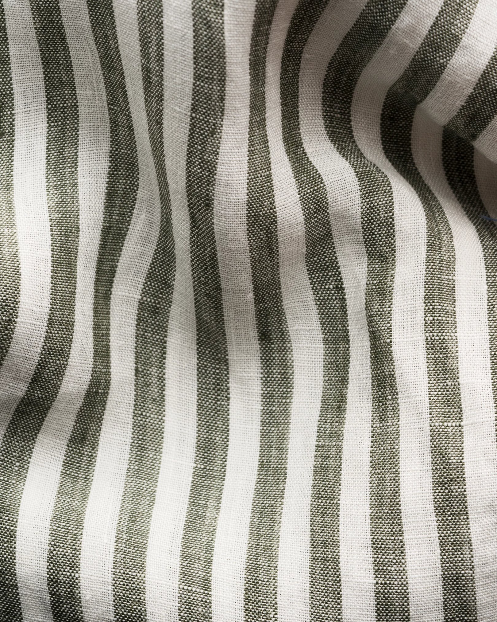 Eton - claasic mid green linen shirt