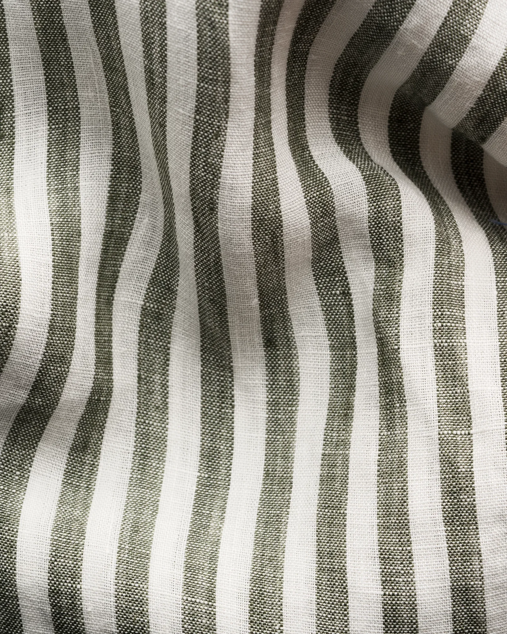 Eton - claasic mid green linen shirt