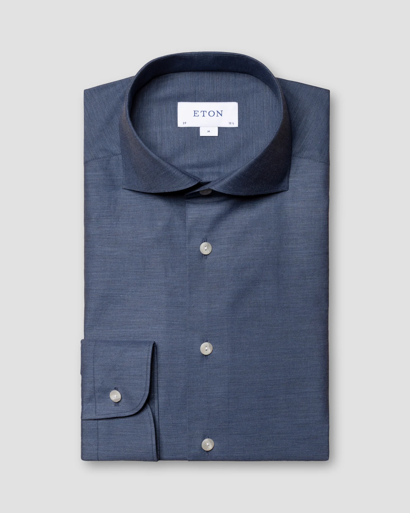 Eton - dark blue lightweight melange