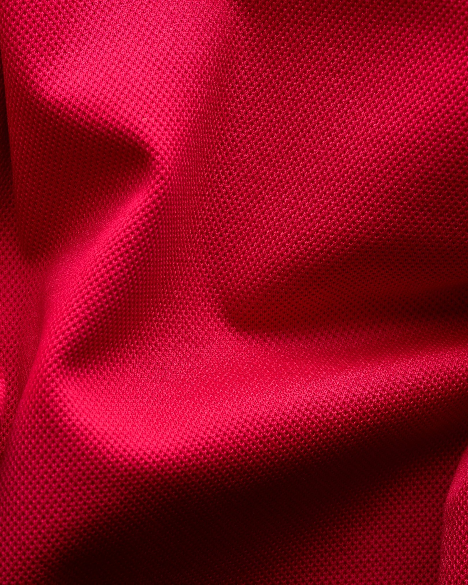 Eton - red filo di scozia solid pique