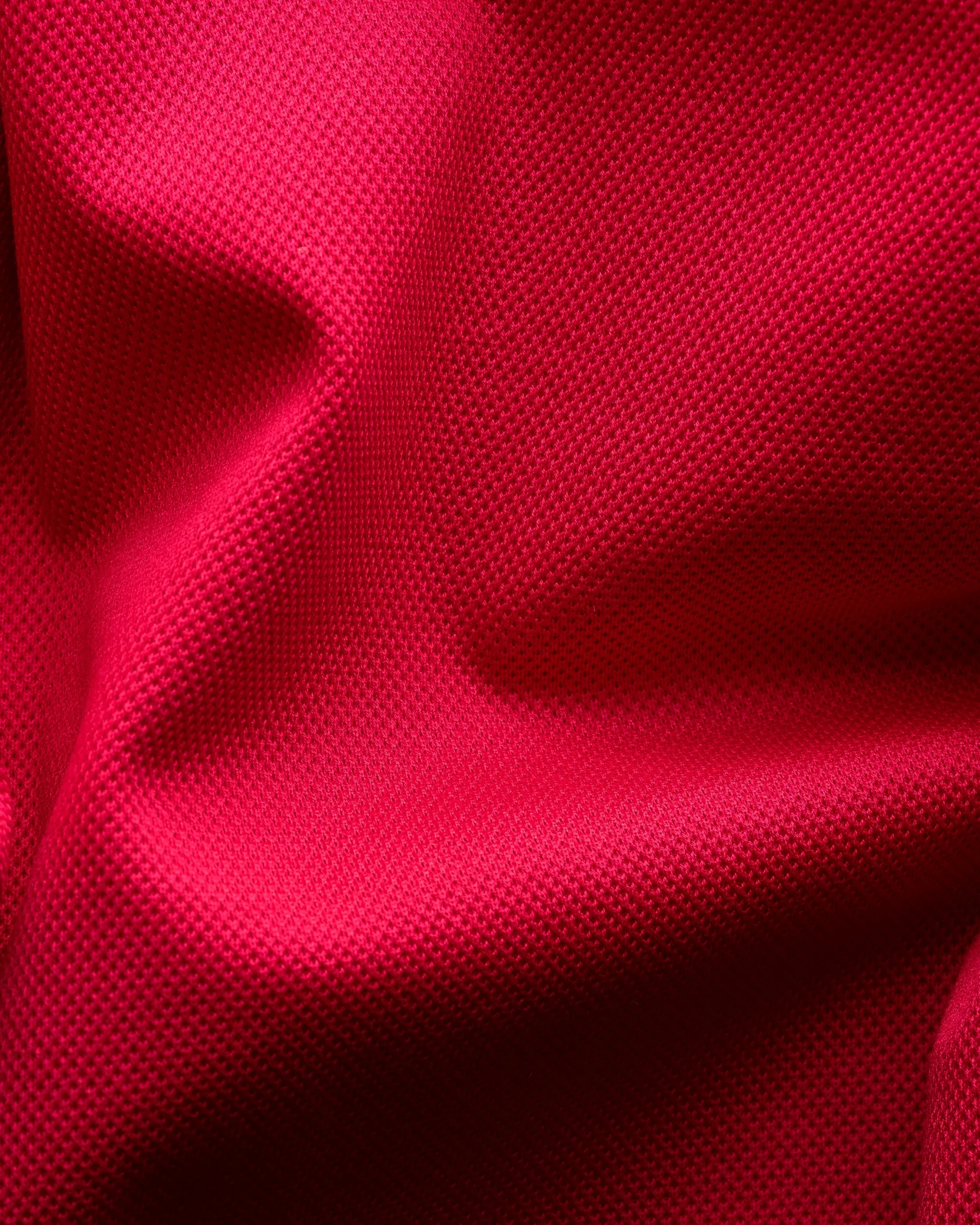 Eton - red filo di scozia solid pique