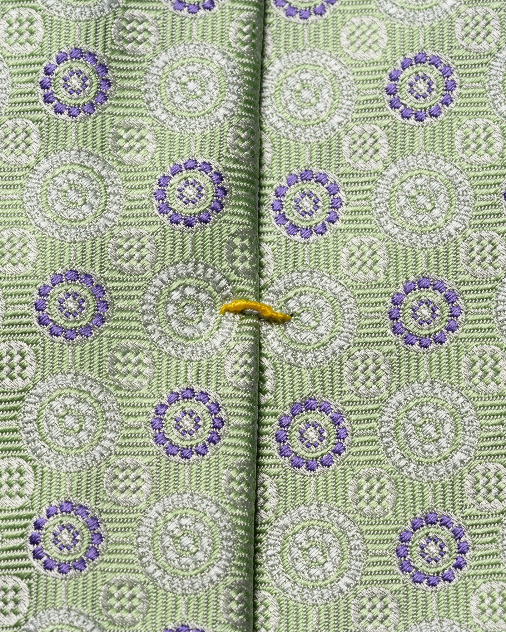 Eton - mid green jacquard tie