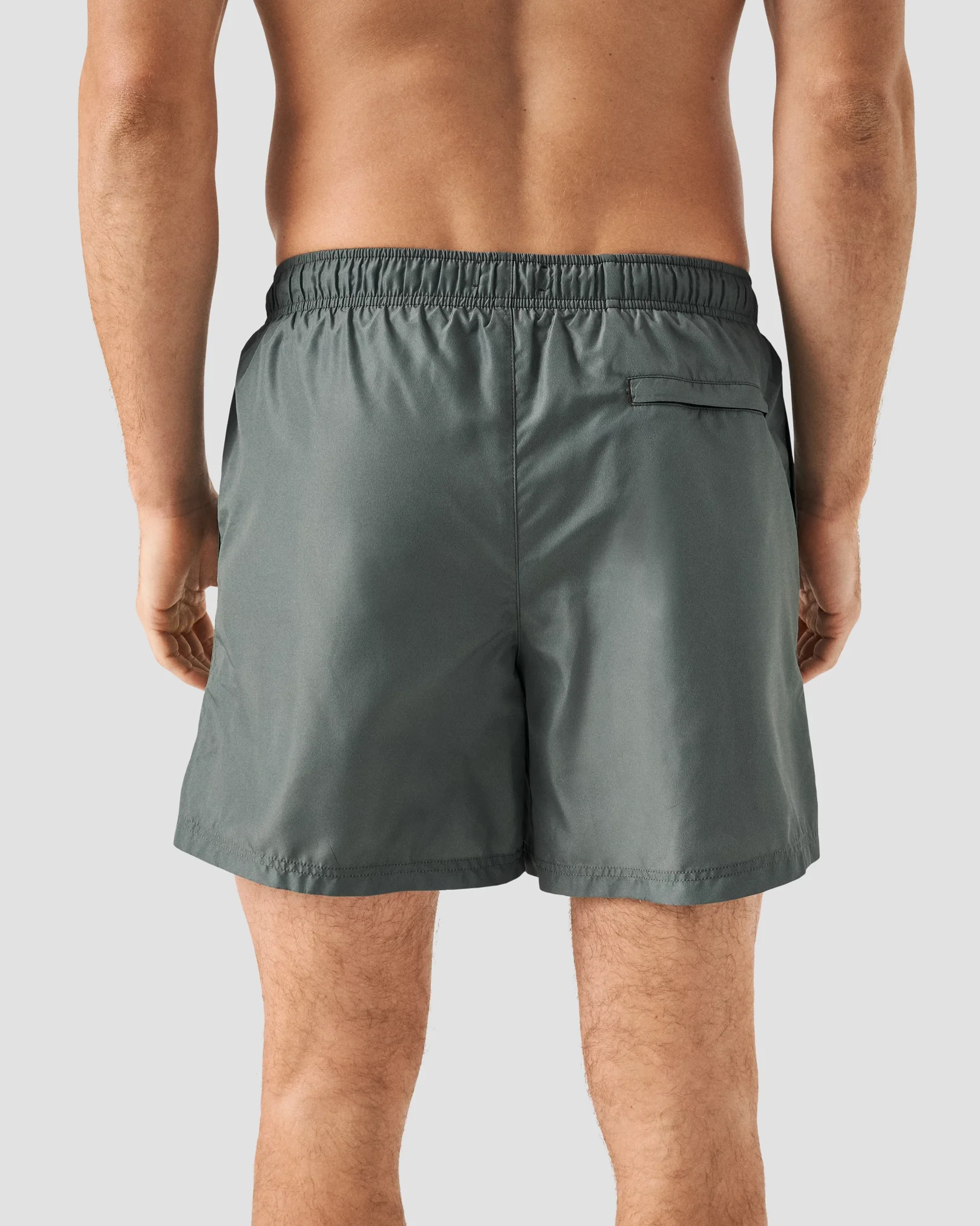 Eton - mid green drawstring swim shorts