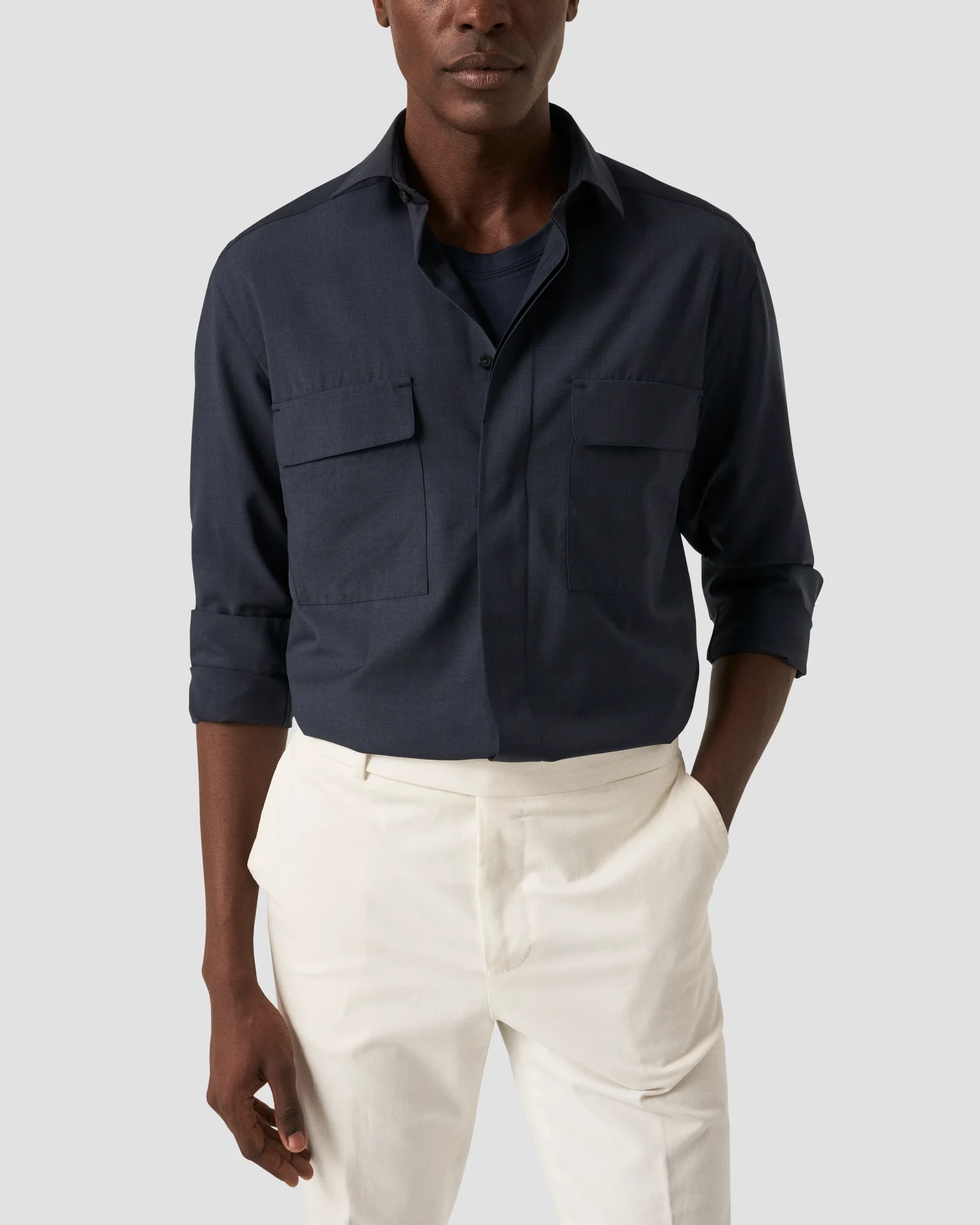 Eton - merino overshirt