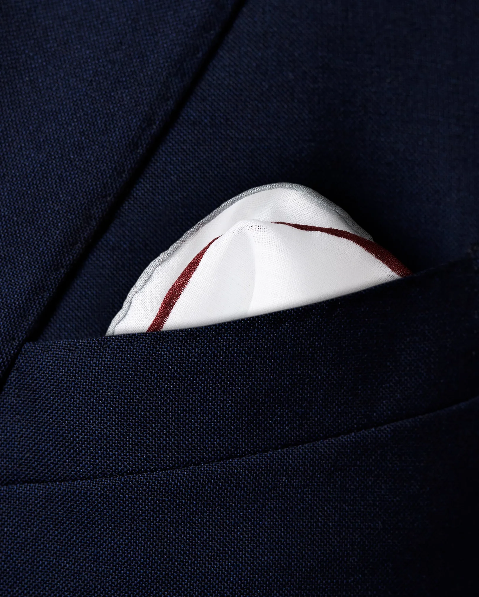 Eton - beige linen pocket square