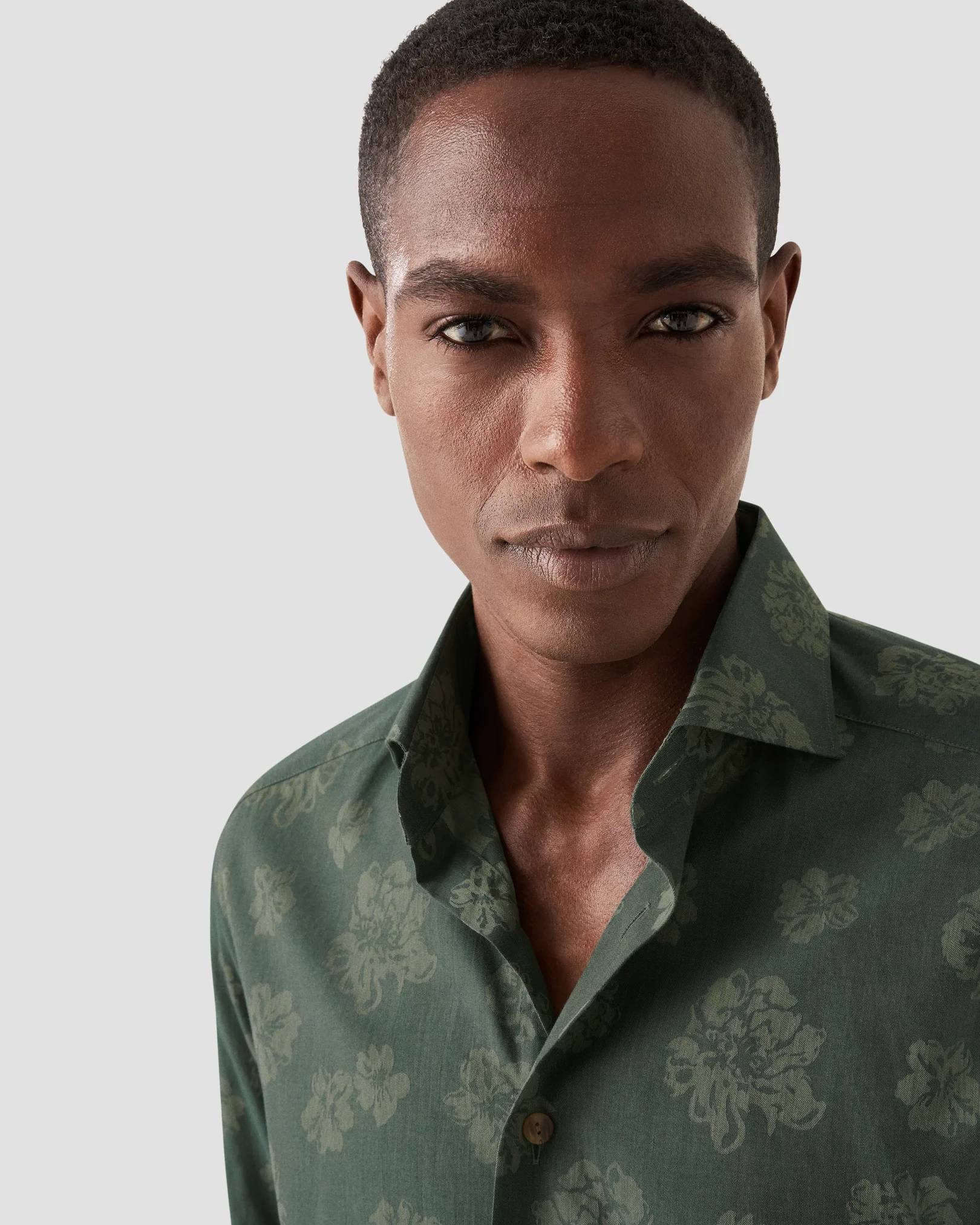 Eton - mid green flanella