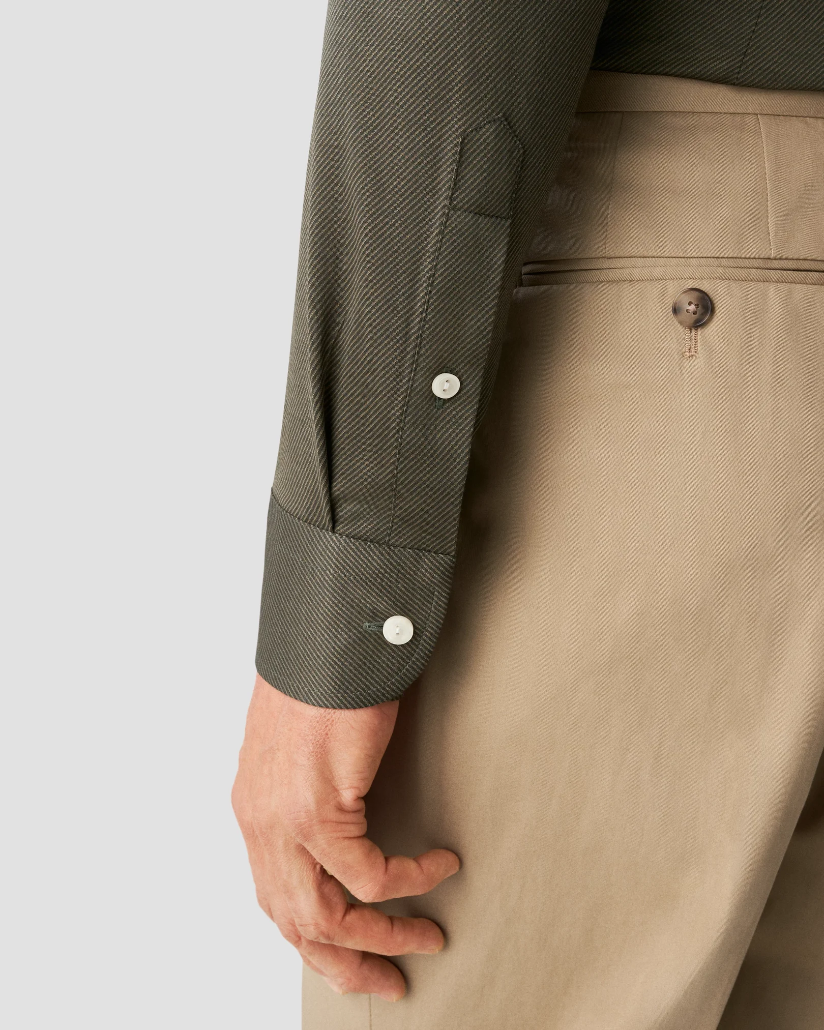 Eton - dark green knit king