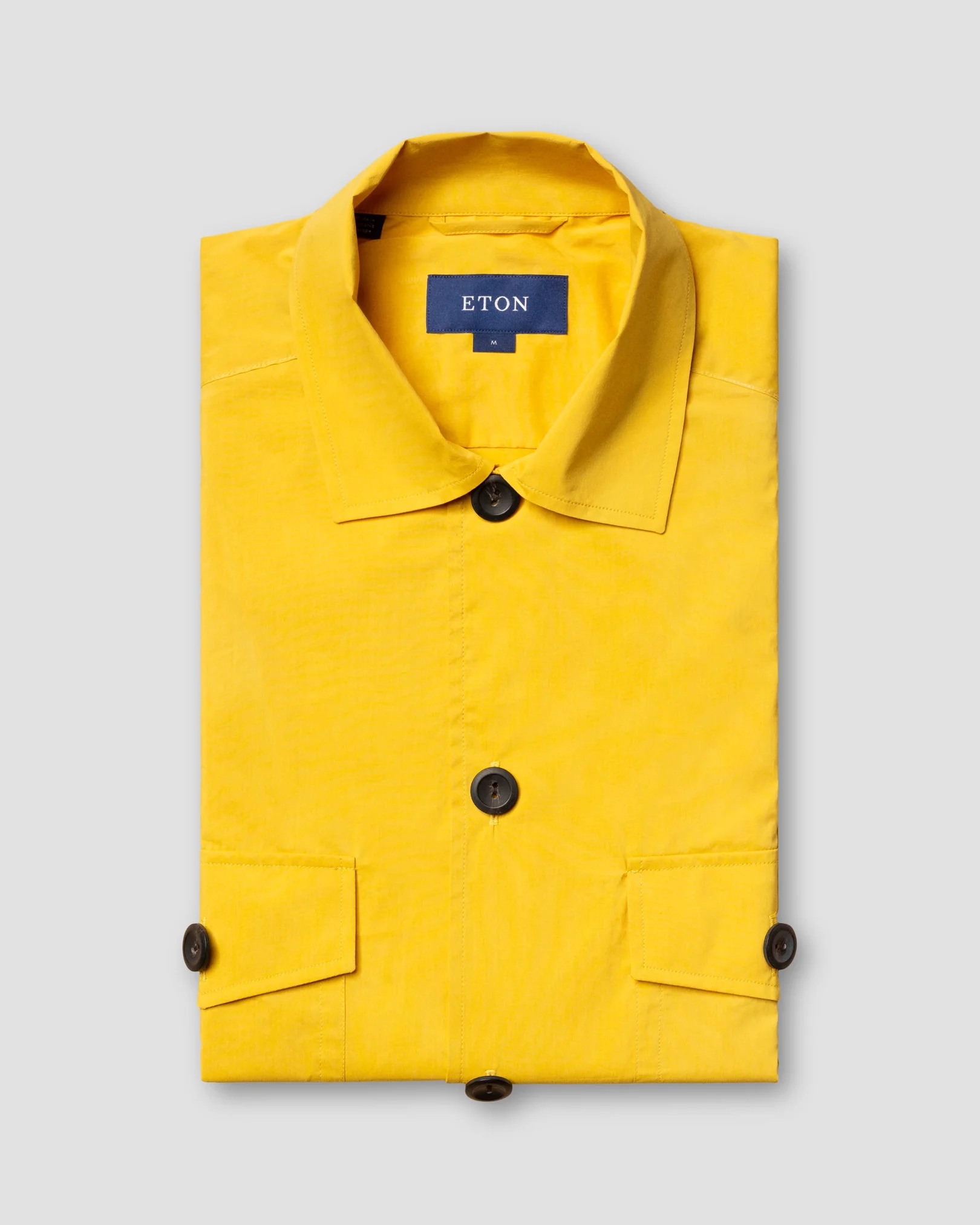 Eton - yellow wind overshirt