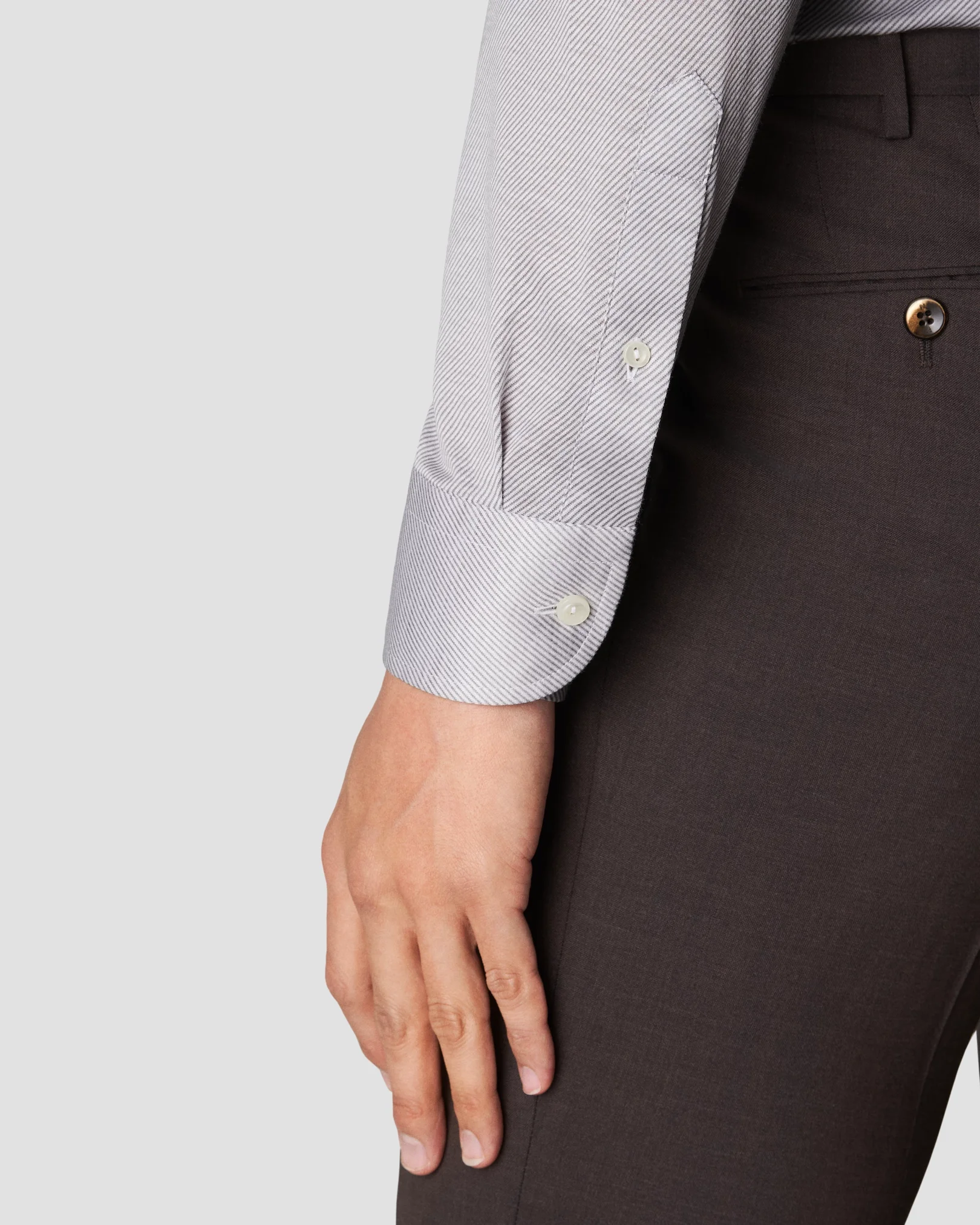 Eton - light grey knit king