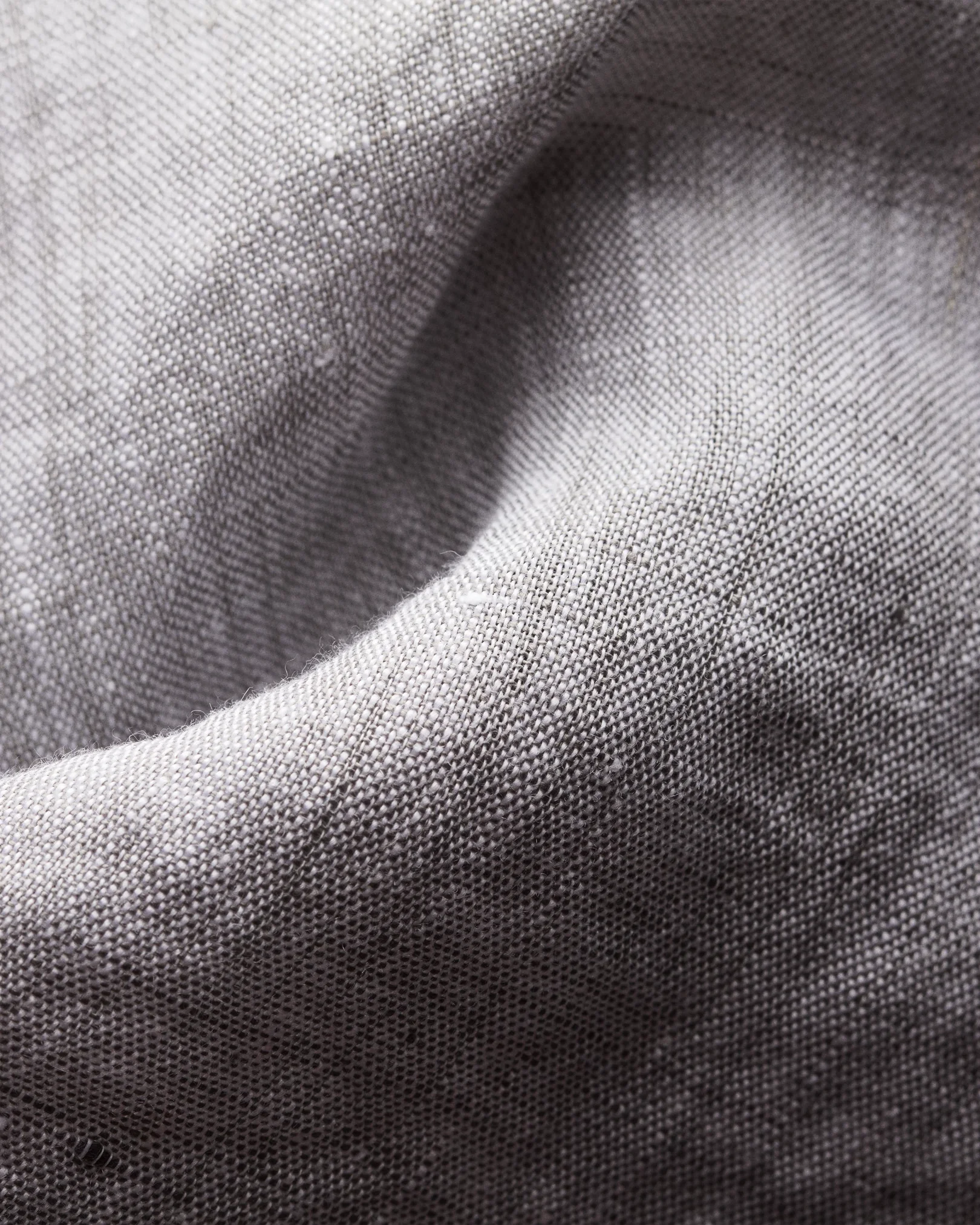 Eton - grey linen resort shirt