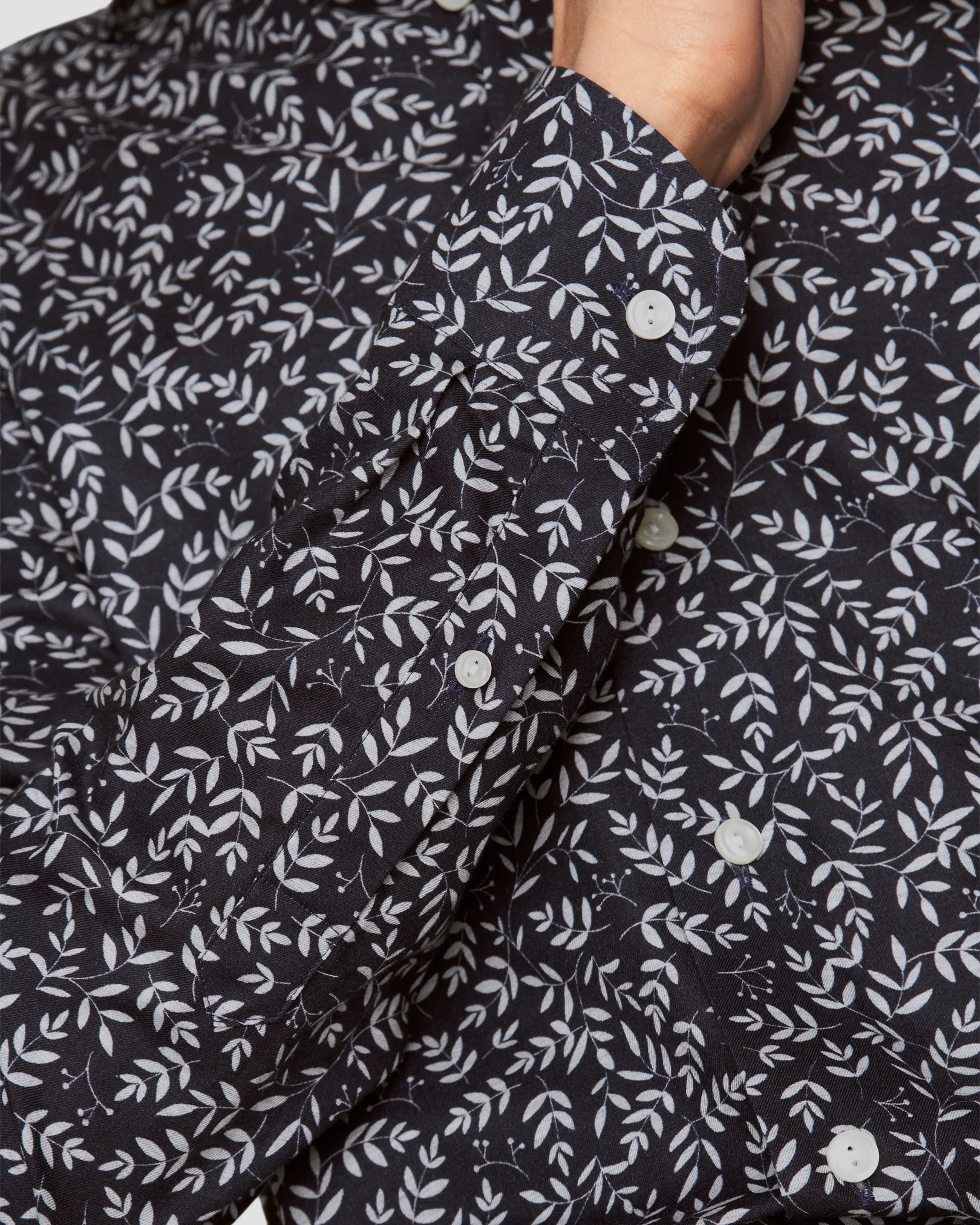 Eton - dark blue fine twill widespread