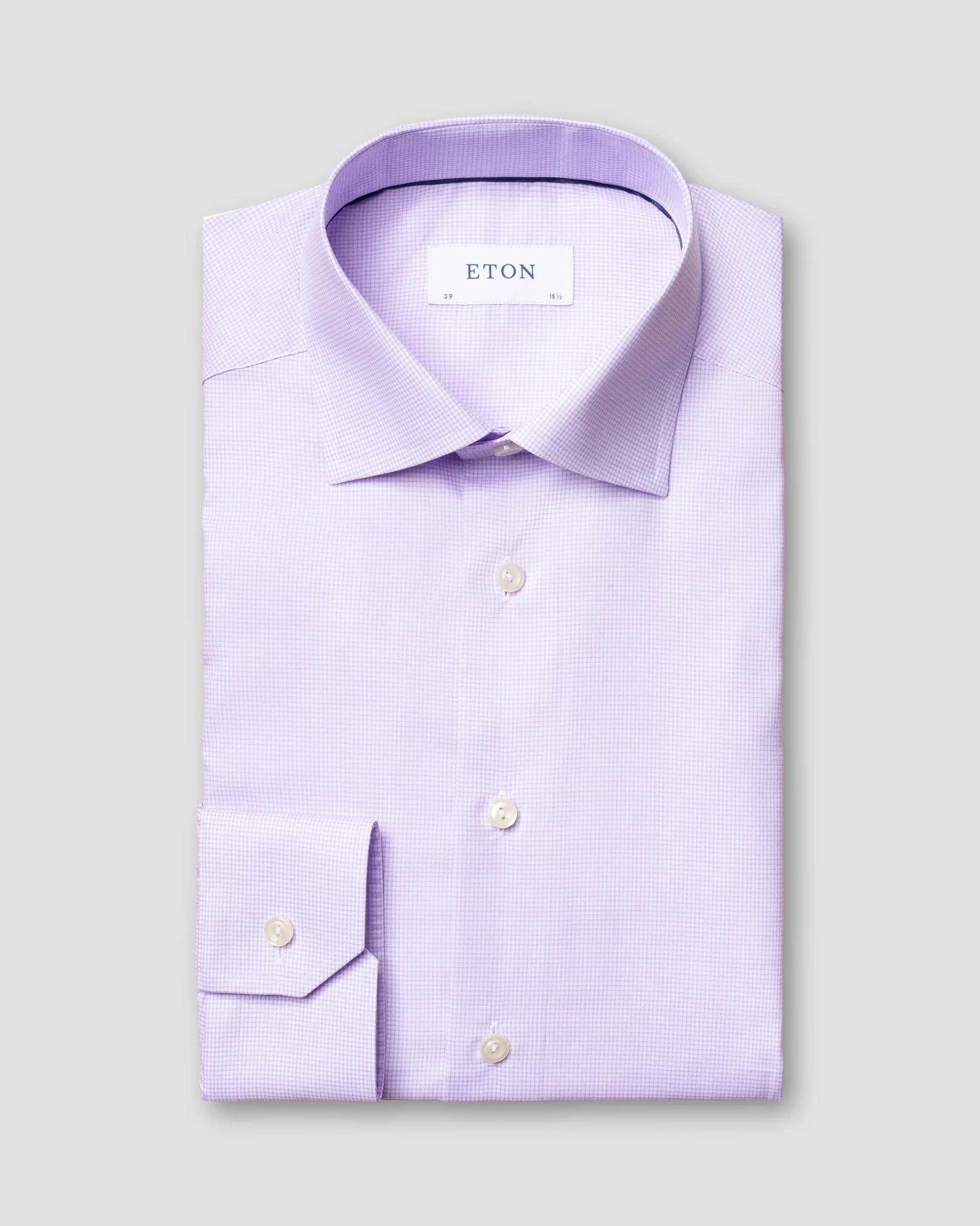 Eton - purple fine twill