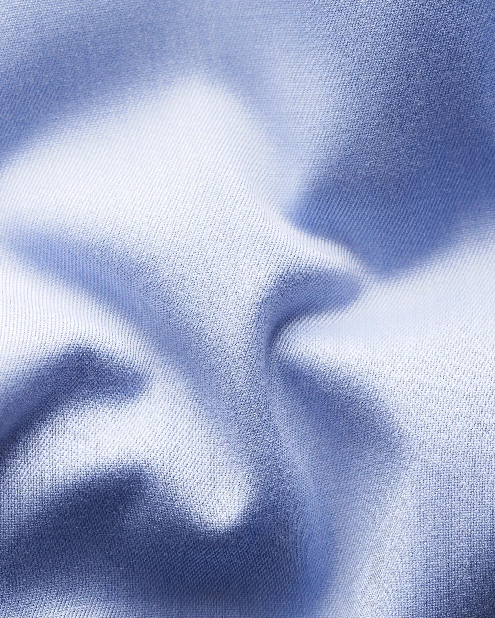 Eton - Light Blue Signature Twill Shirt – Extra Long Sleeves