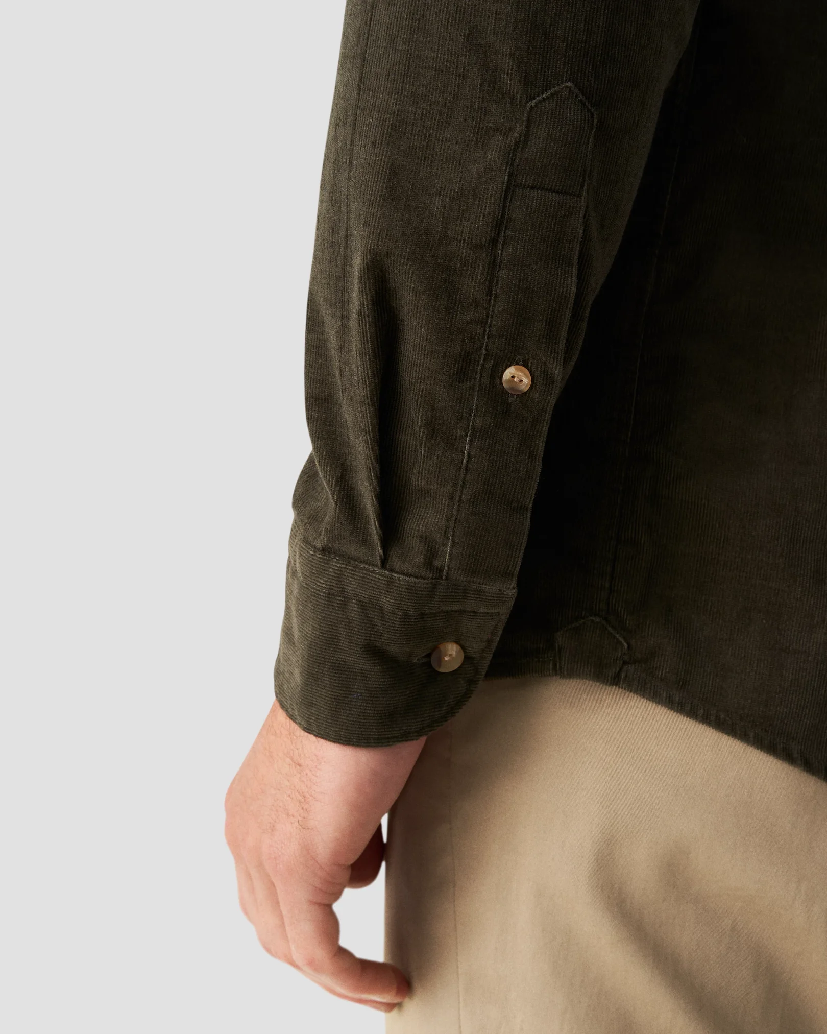 Eton - dark green baby corduroy