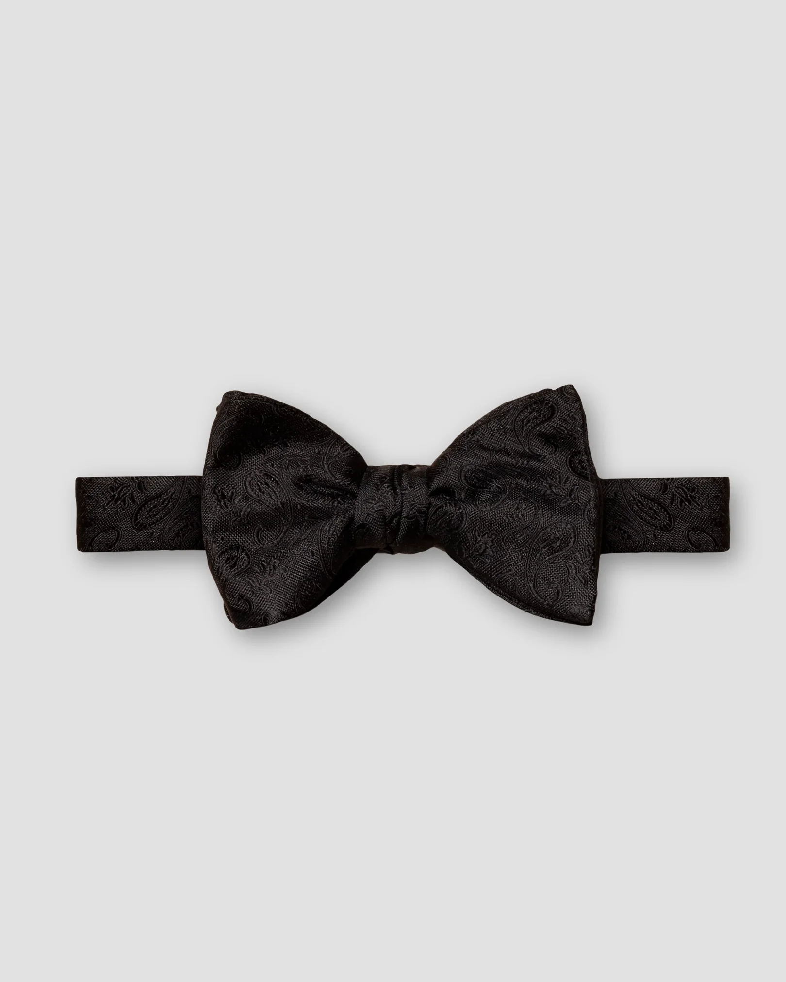 Eton - classic black bow tie self tied