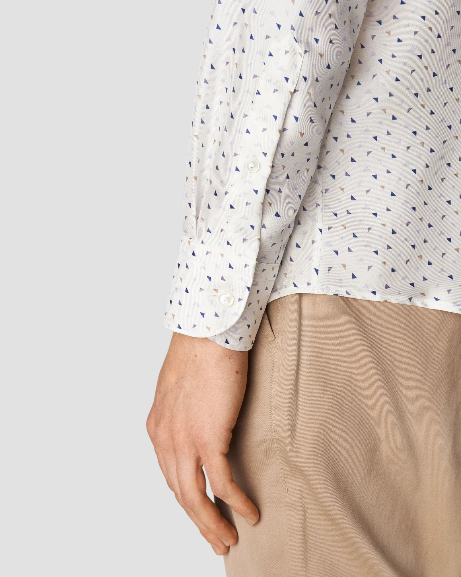 Eton - white silk twill