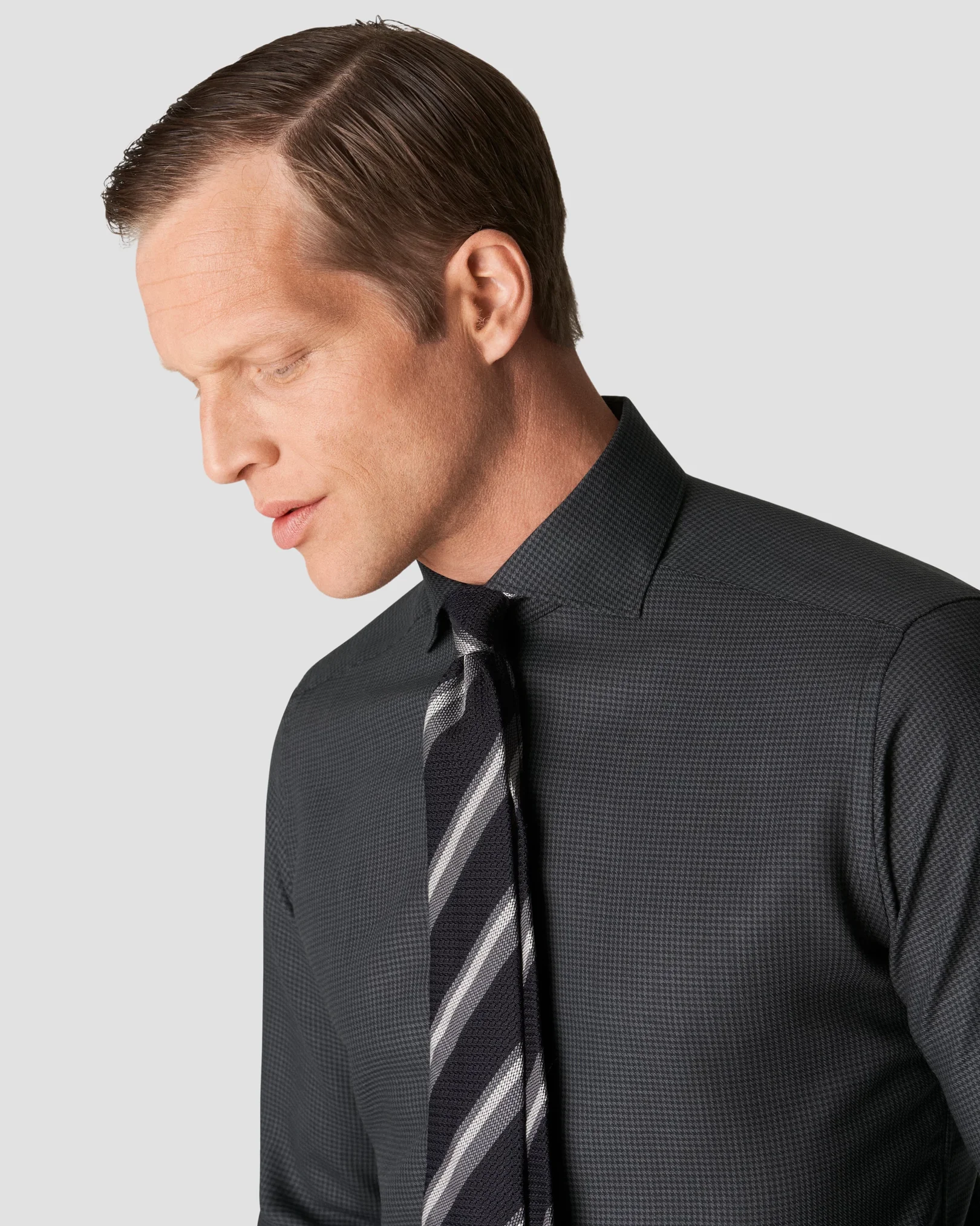 Eton - dark grey twill