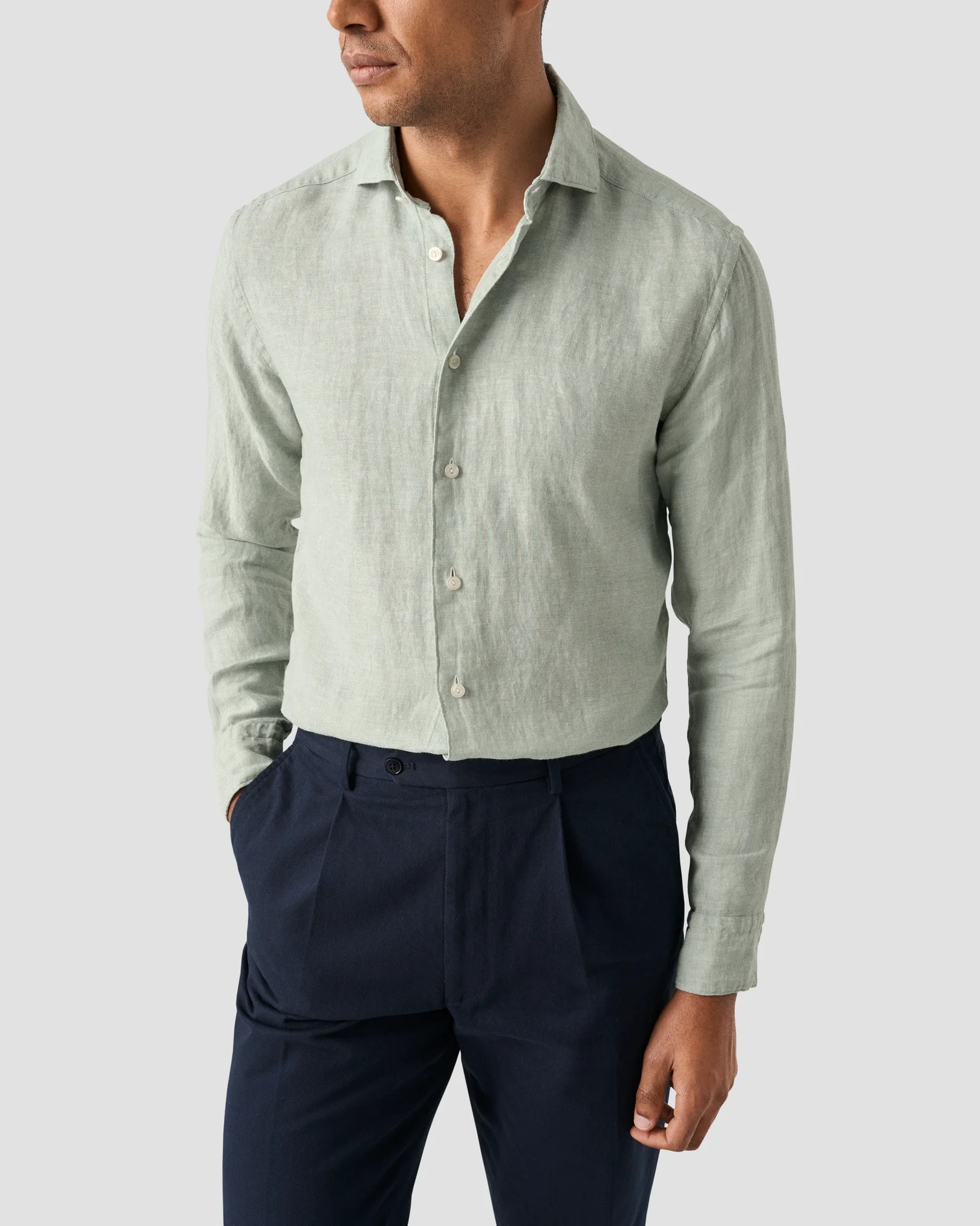 Eton - Leinenhemd aus Twill